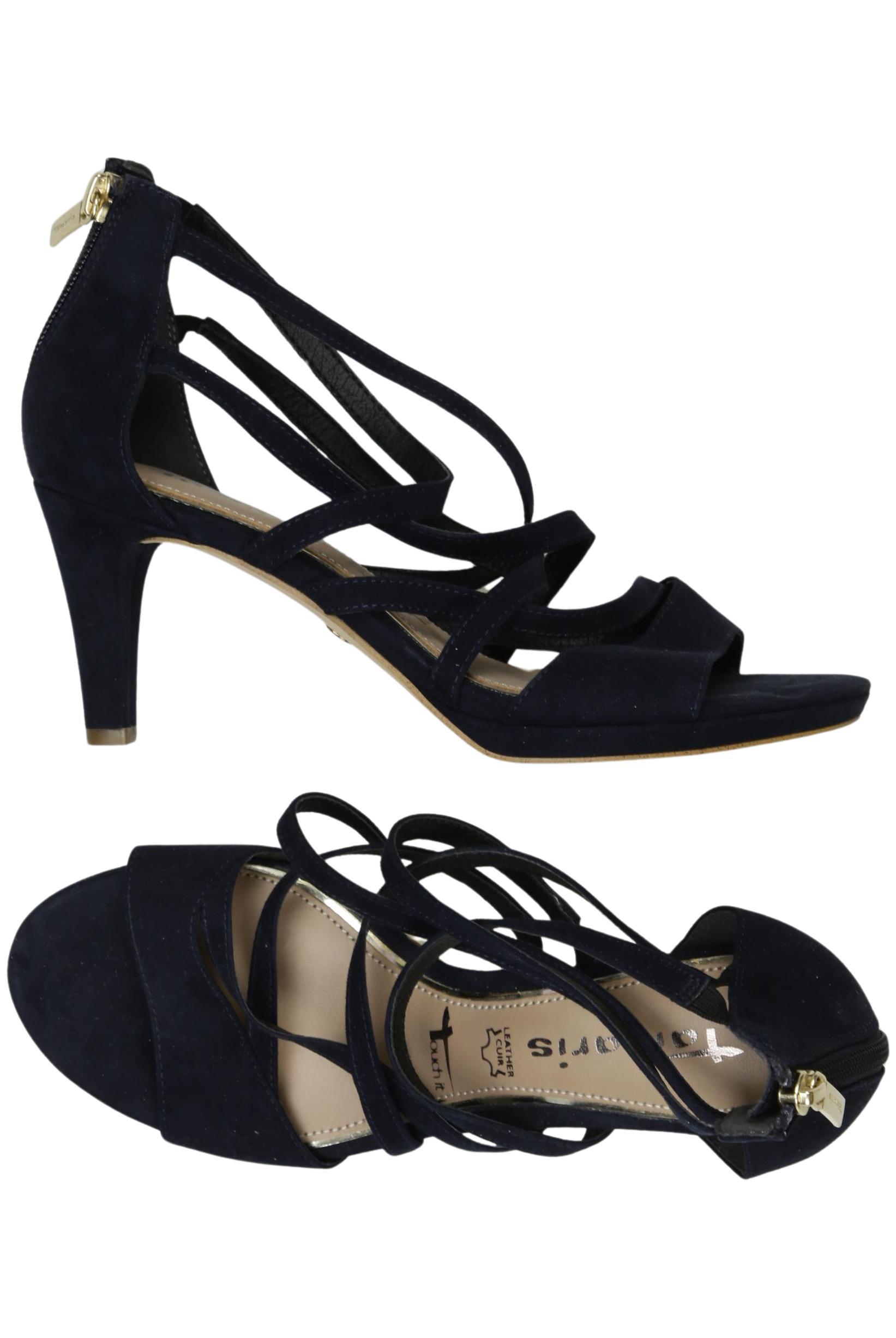 

Tamaris Damen Sandale, marineblau, Gr. 39