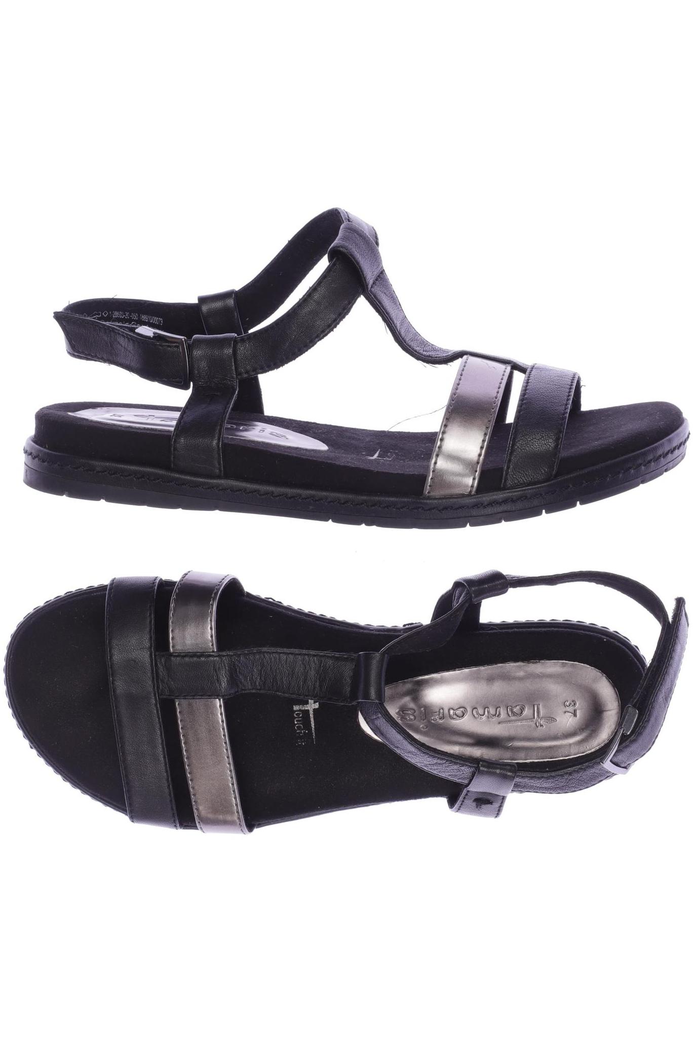 

Tamaris Damen Sandale, schwarz, Gr. 37