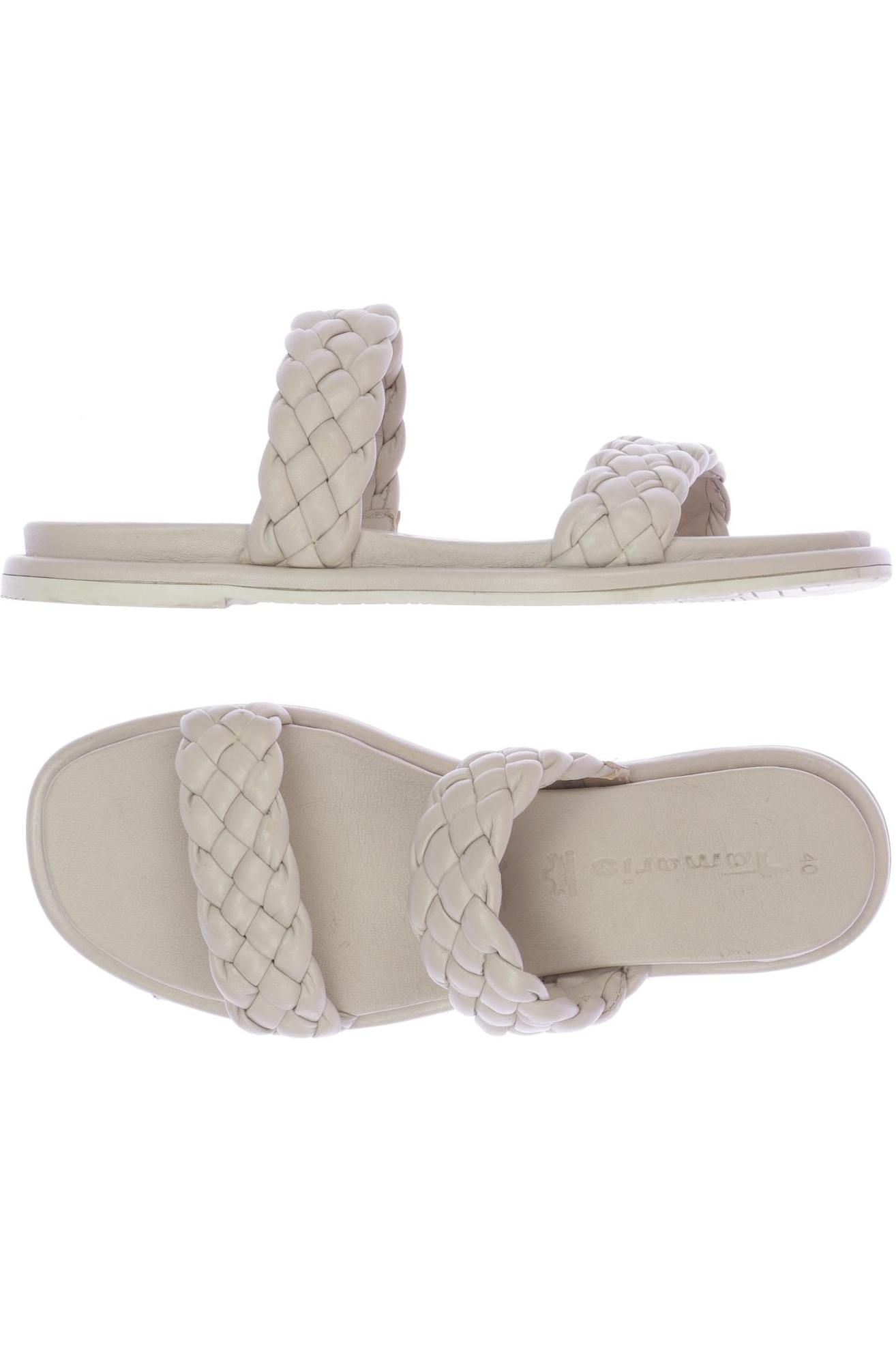 

Tamaris Damen Sandale, cremeweiß, Gr. 40