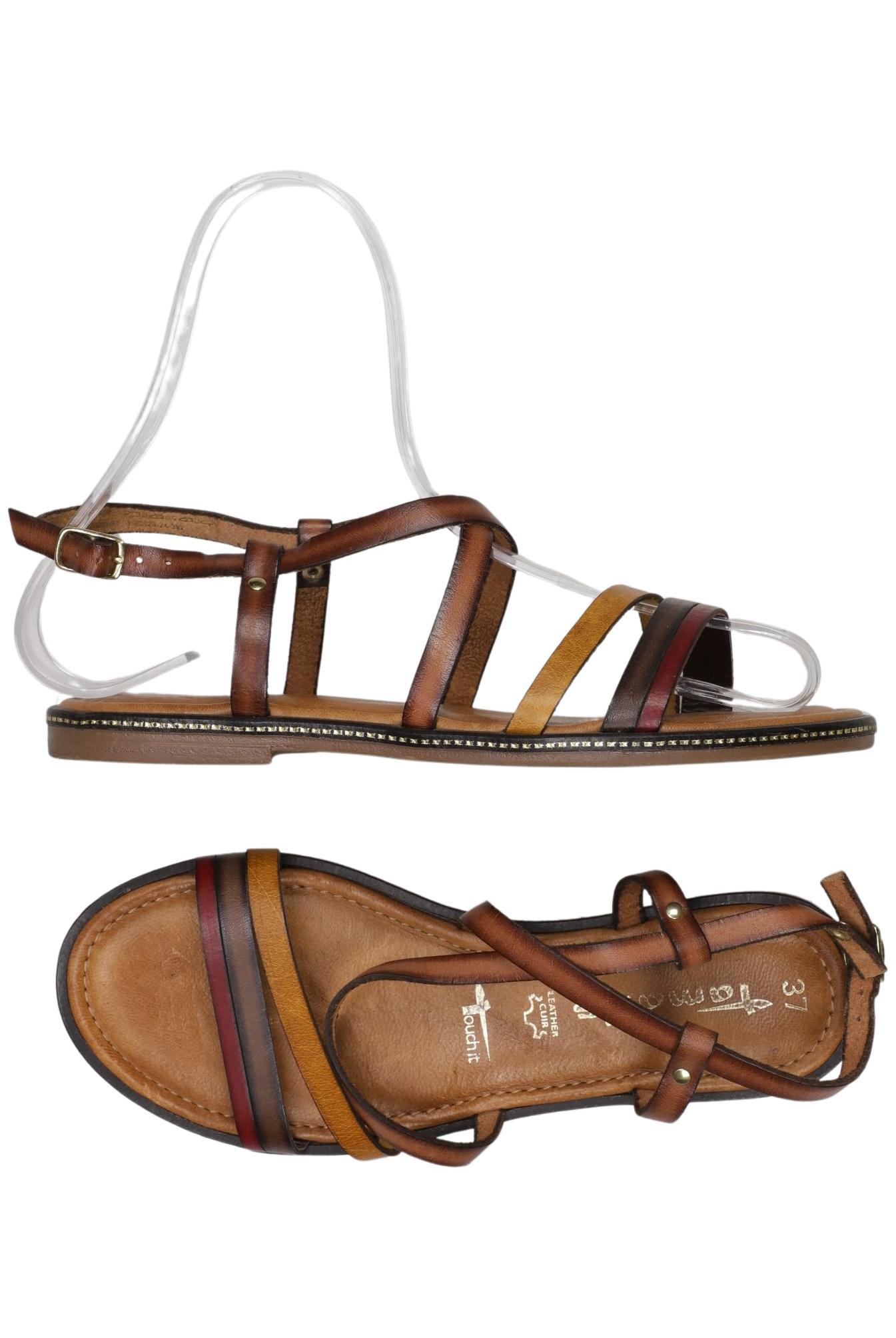 

Tamaris Damen Sandale, braun, Gr. 37
