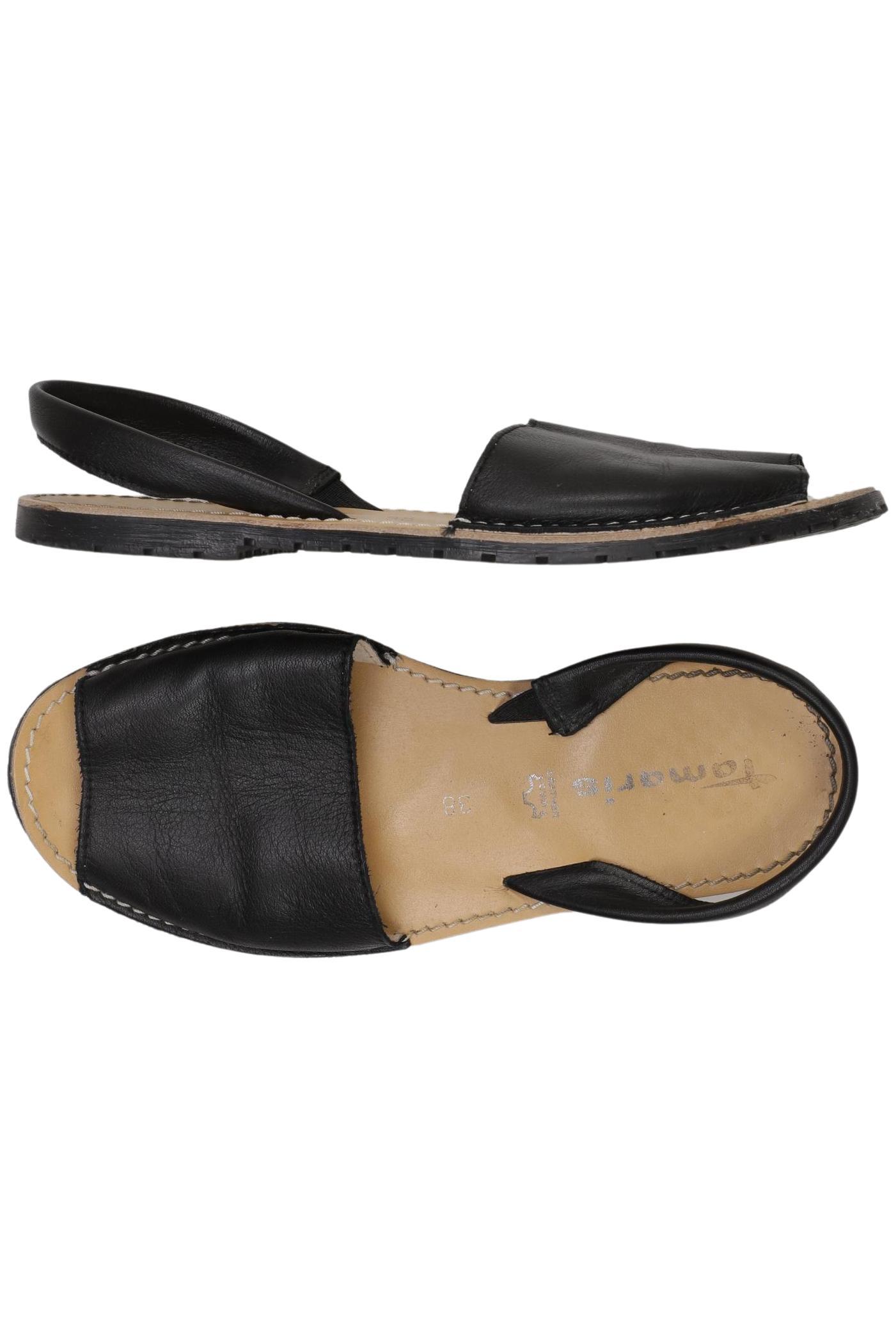 

Tamaris Damen Sandale, schwarz, Gr. 38