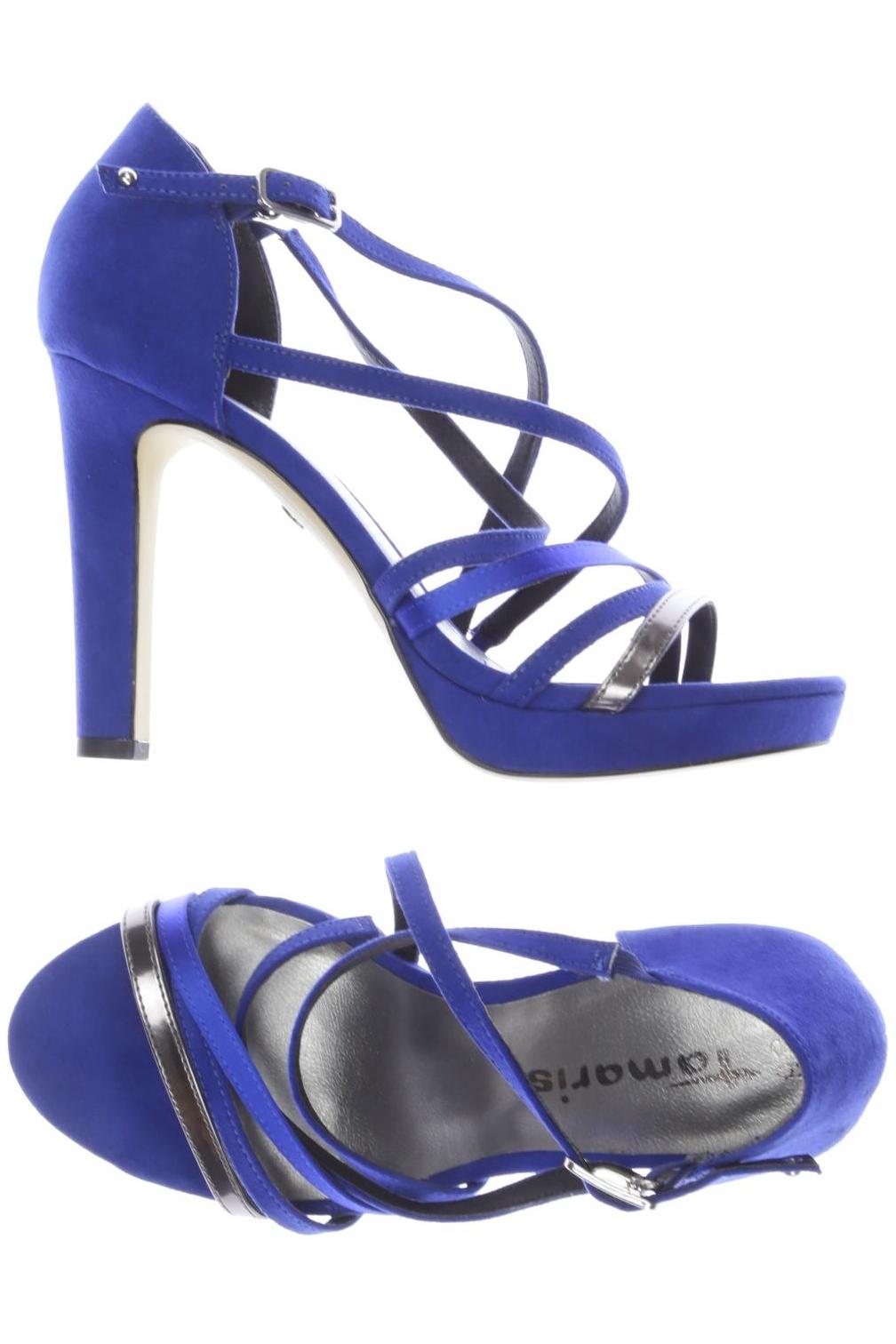 

Tamaris Damen Sandale, blau, Gr. 36