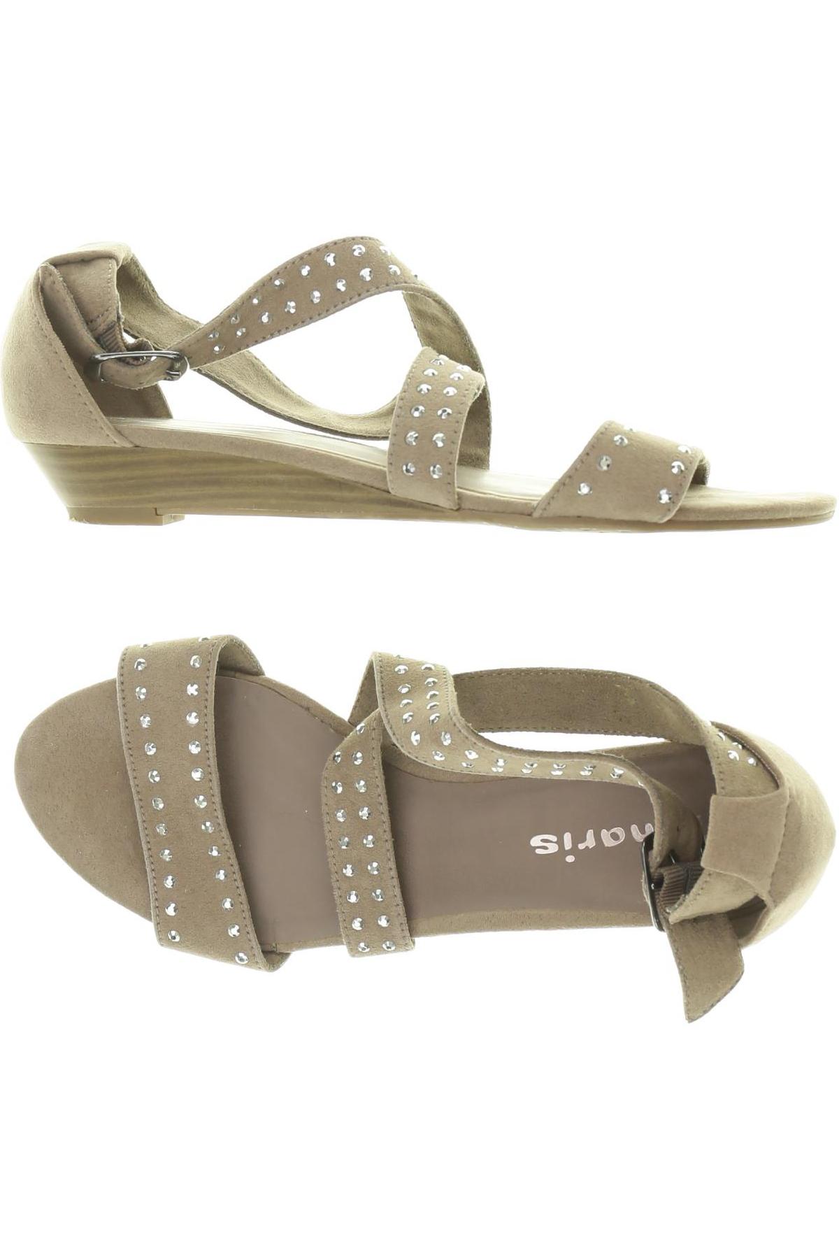 

Tamaris Damen Sandale, beige, Gr. 37