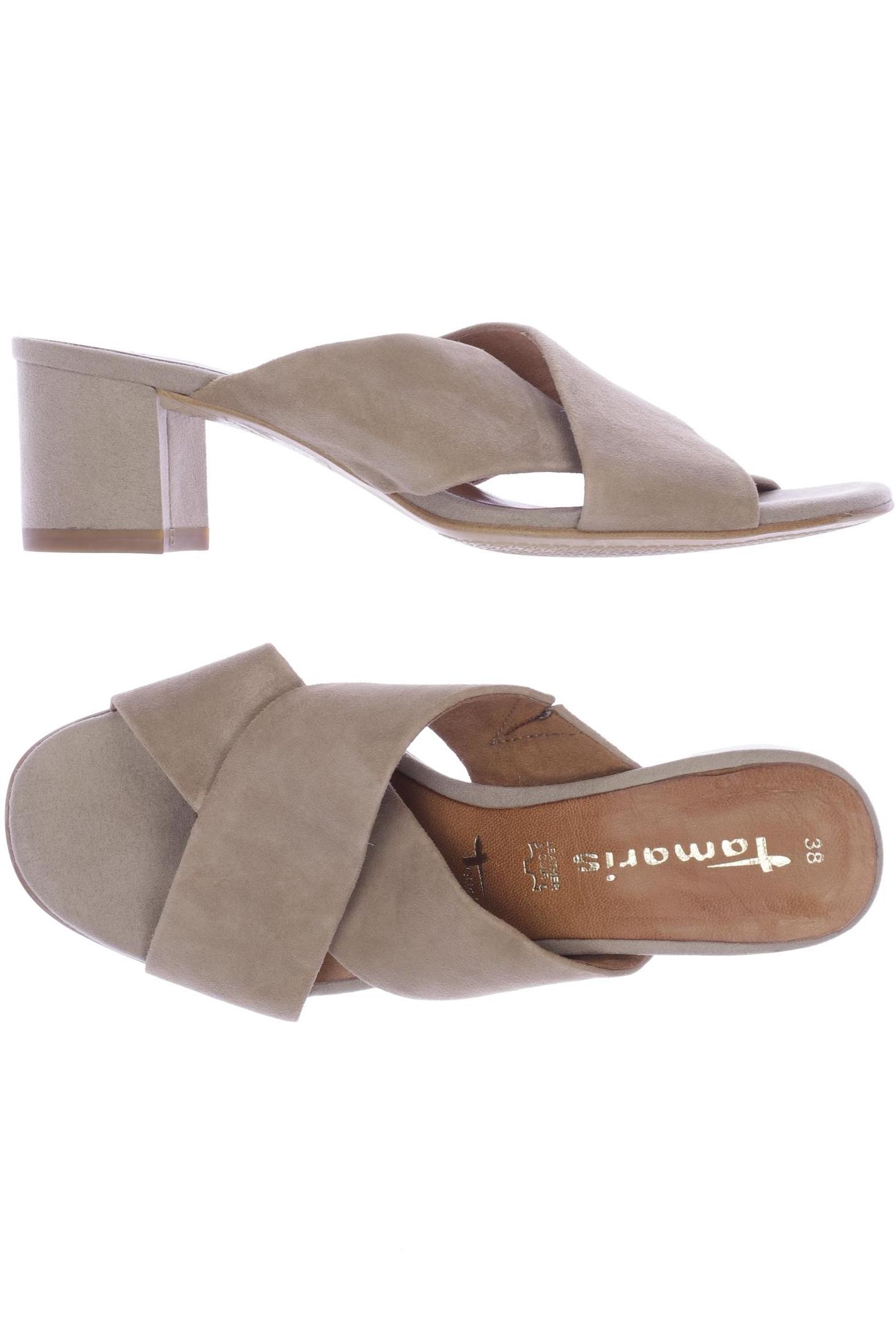 

Tamaris Damen Sandale, beige, Gr. 38