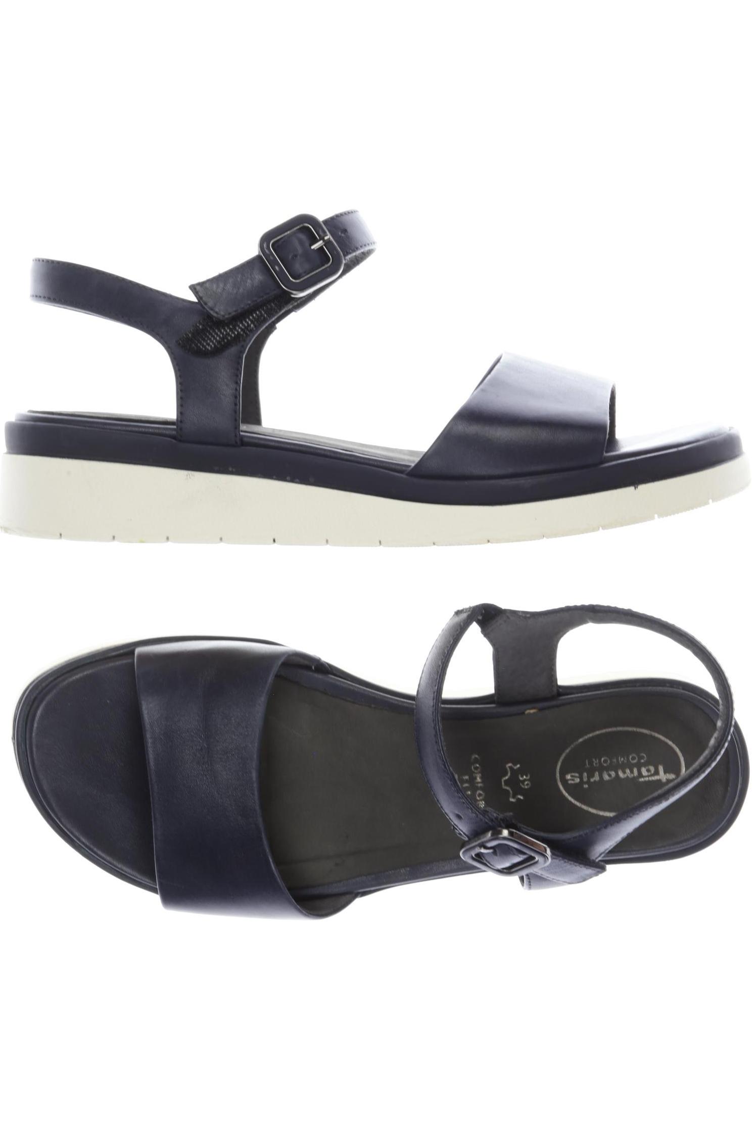 

Tamaris Damen Sandale, marineblau, Gr. 39