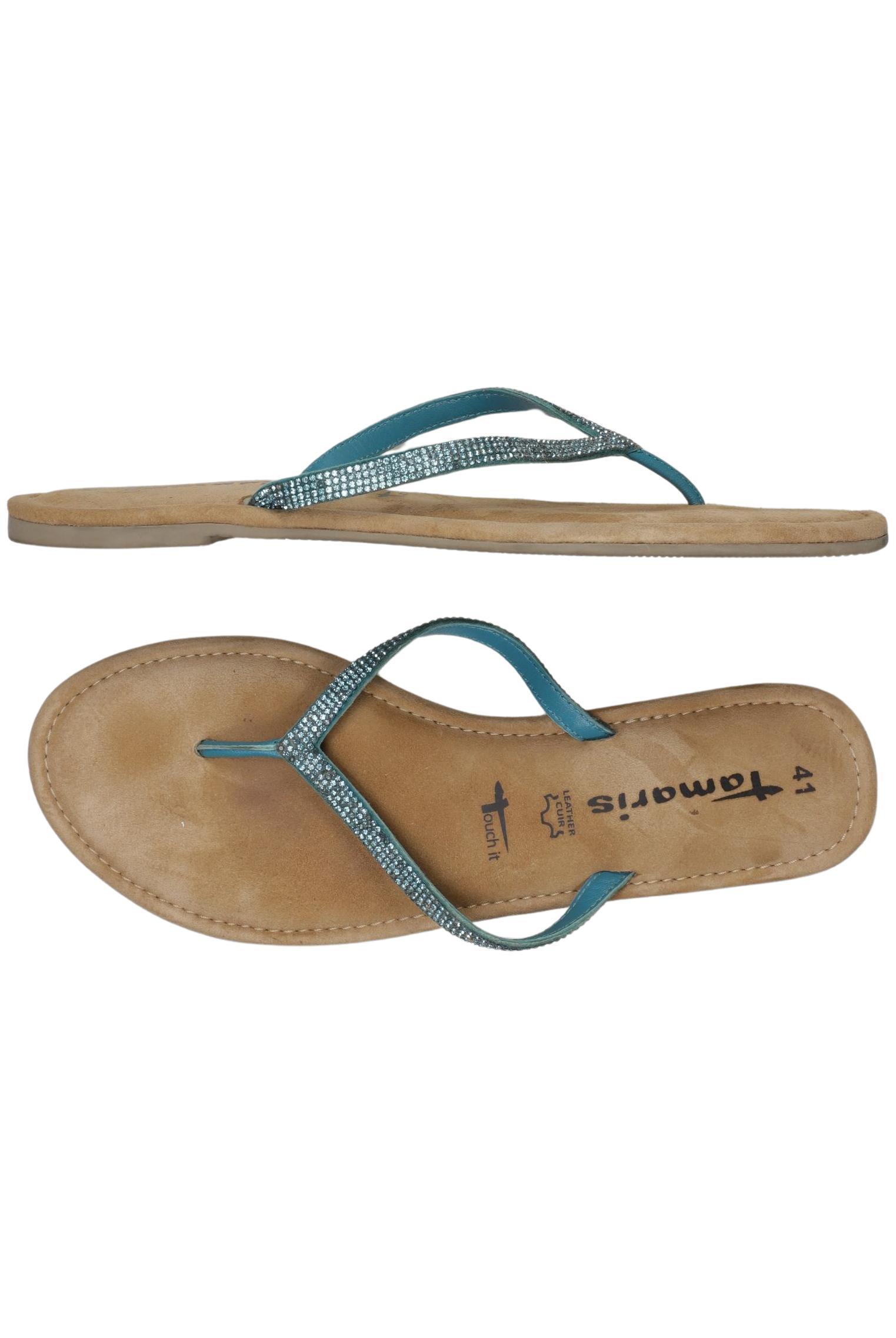 

Tamaris Damen Sandale, türkis, Gr. 41