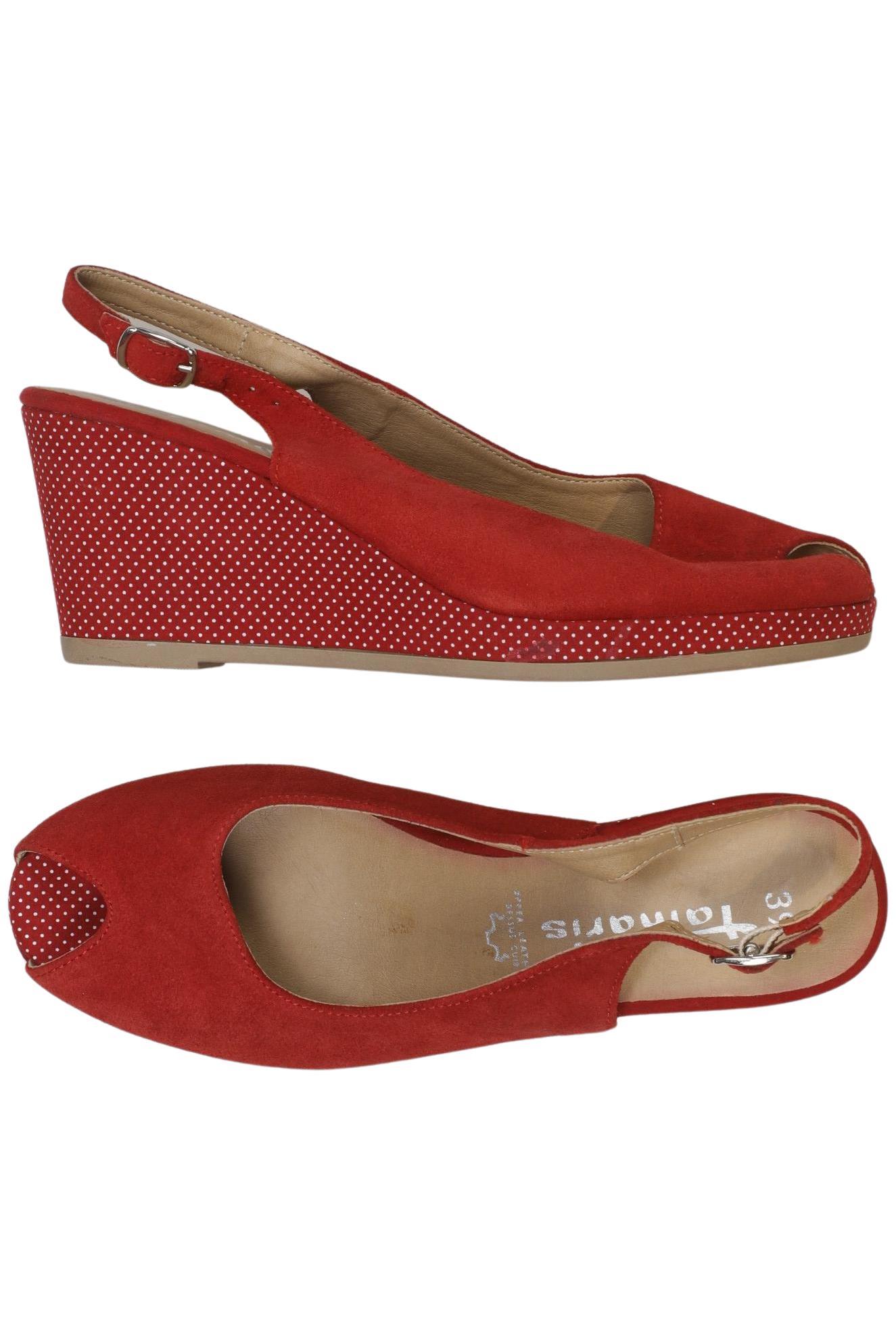 

Tamaris Damen Sandale, rot, Gr. 39