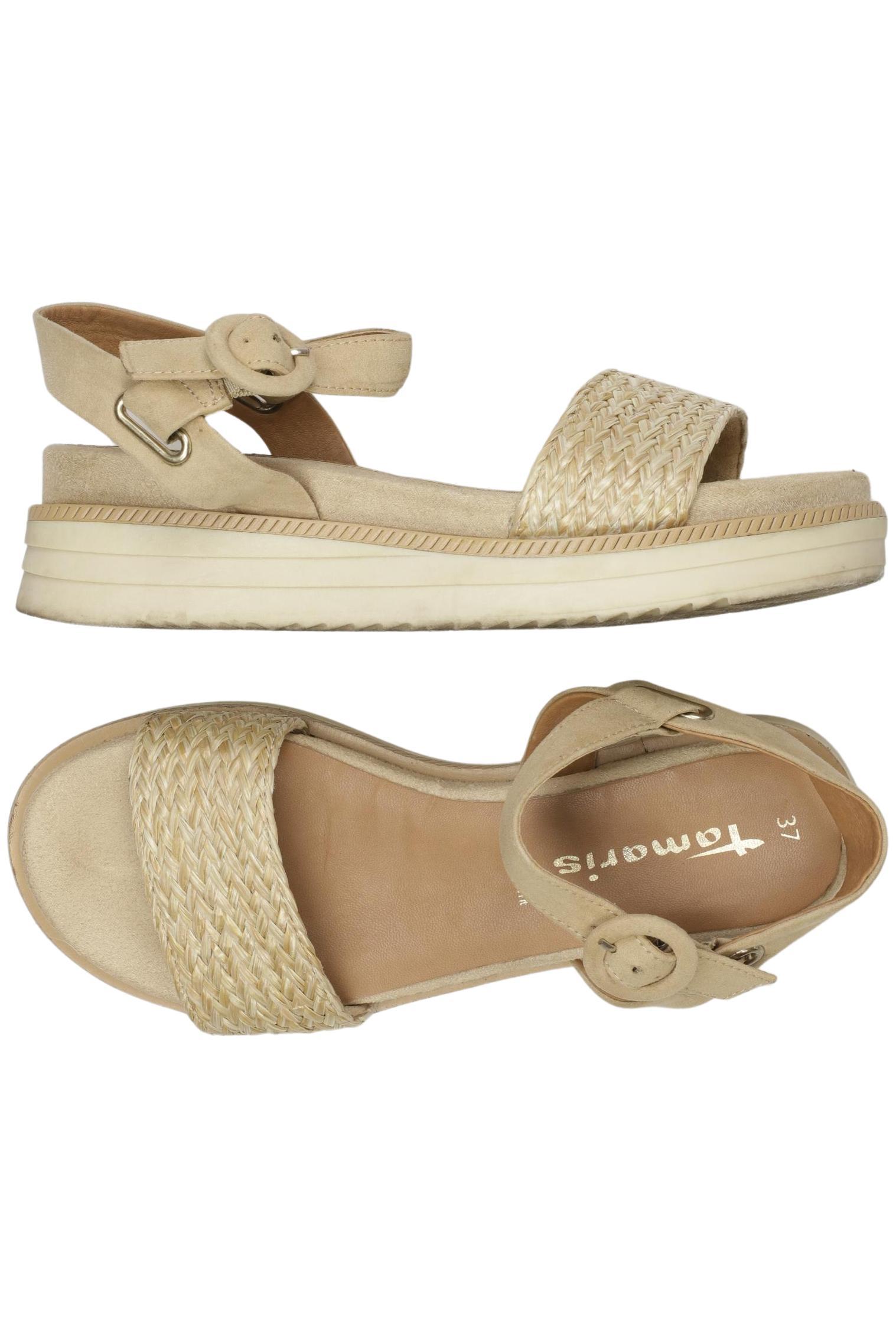 

Tamaris Damen Sandale, beige, Gr. 37
