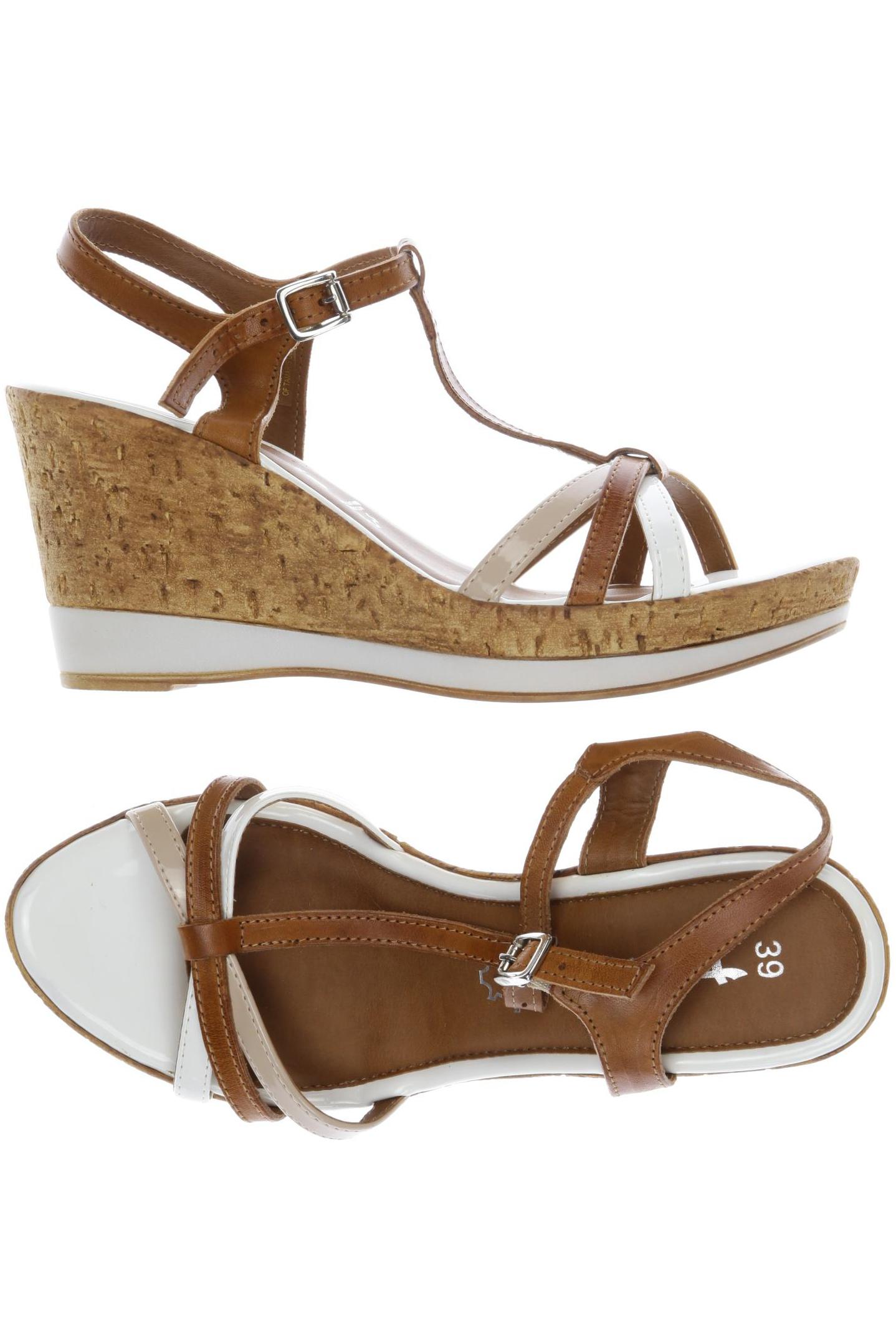 

Tamaris Damen Sandale, braun, Gr. 39