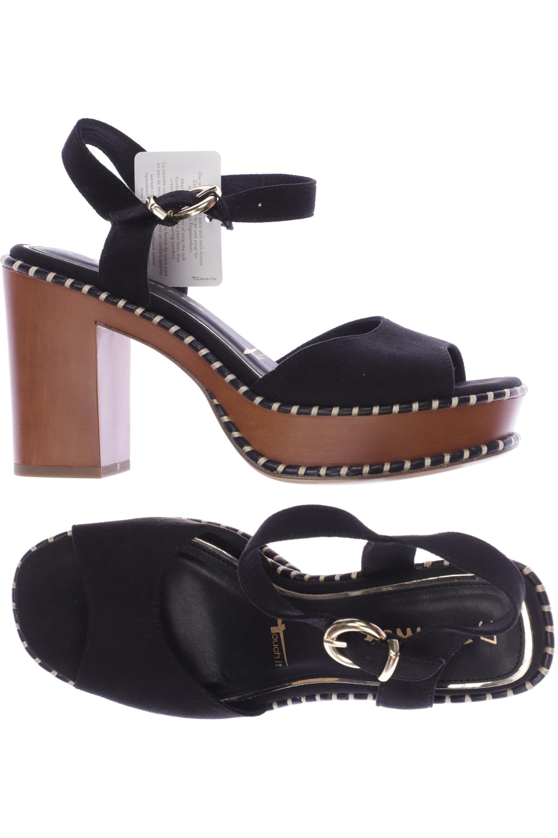 

Tamaris Damen Sandale, schwarz