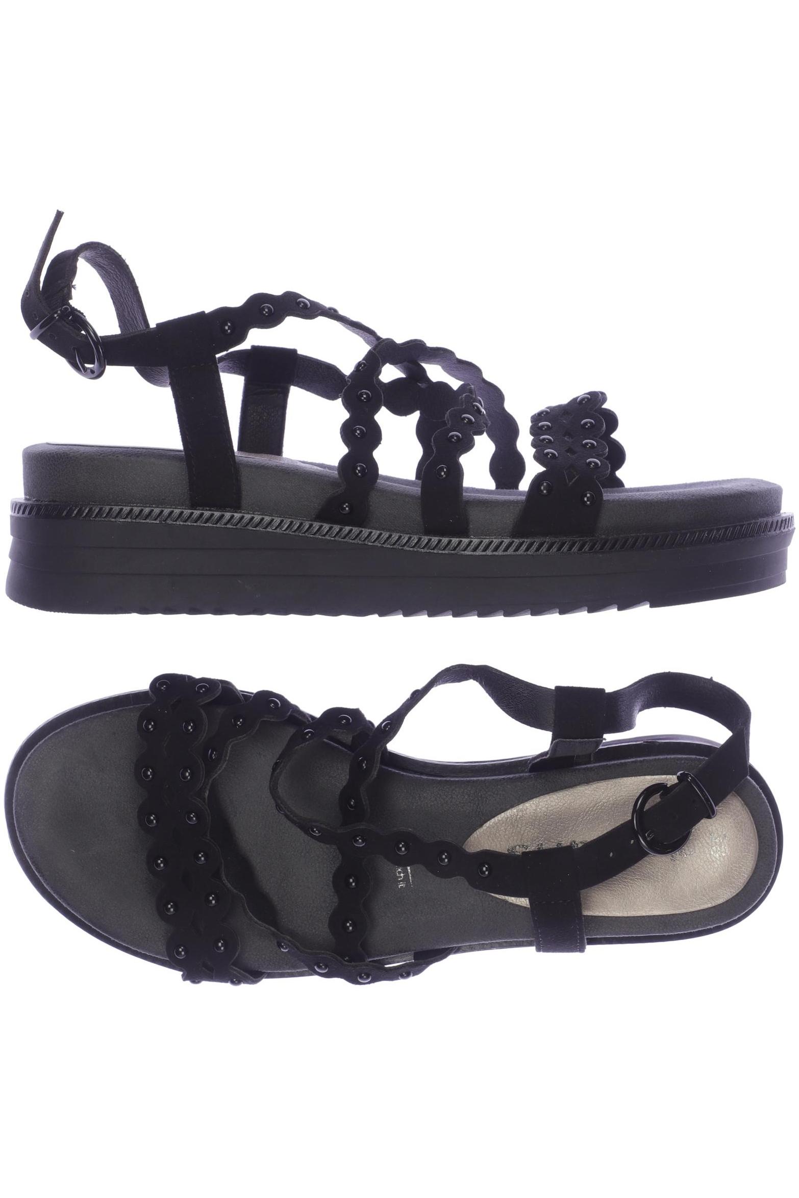 

Tamaris Damen Sandale, schwarz, Gr. 38