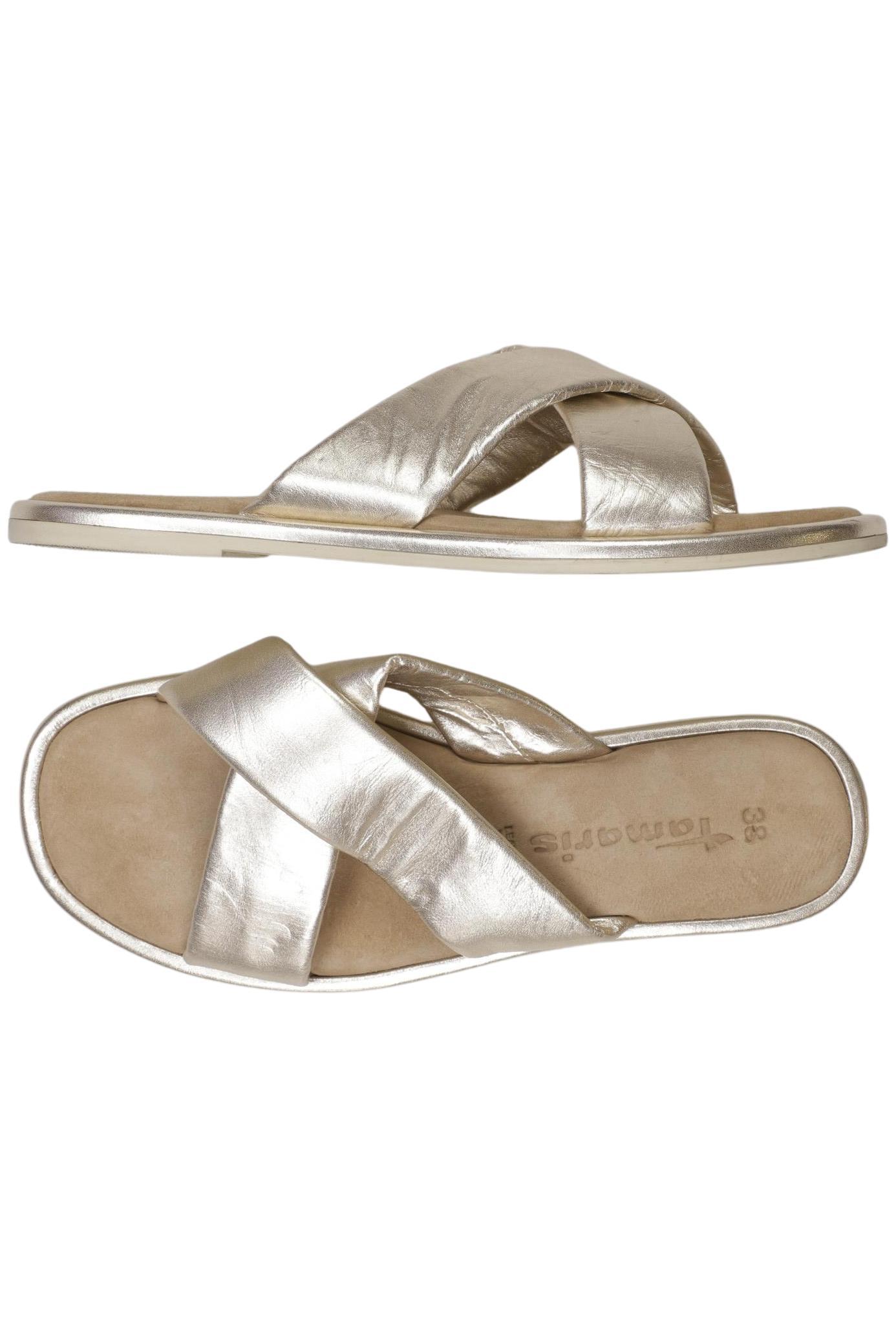 

Tamaris Damen Sandale, silber, Gr. 38