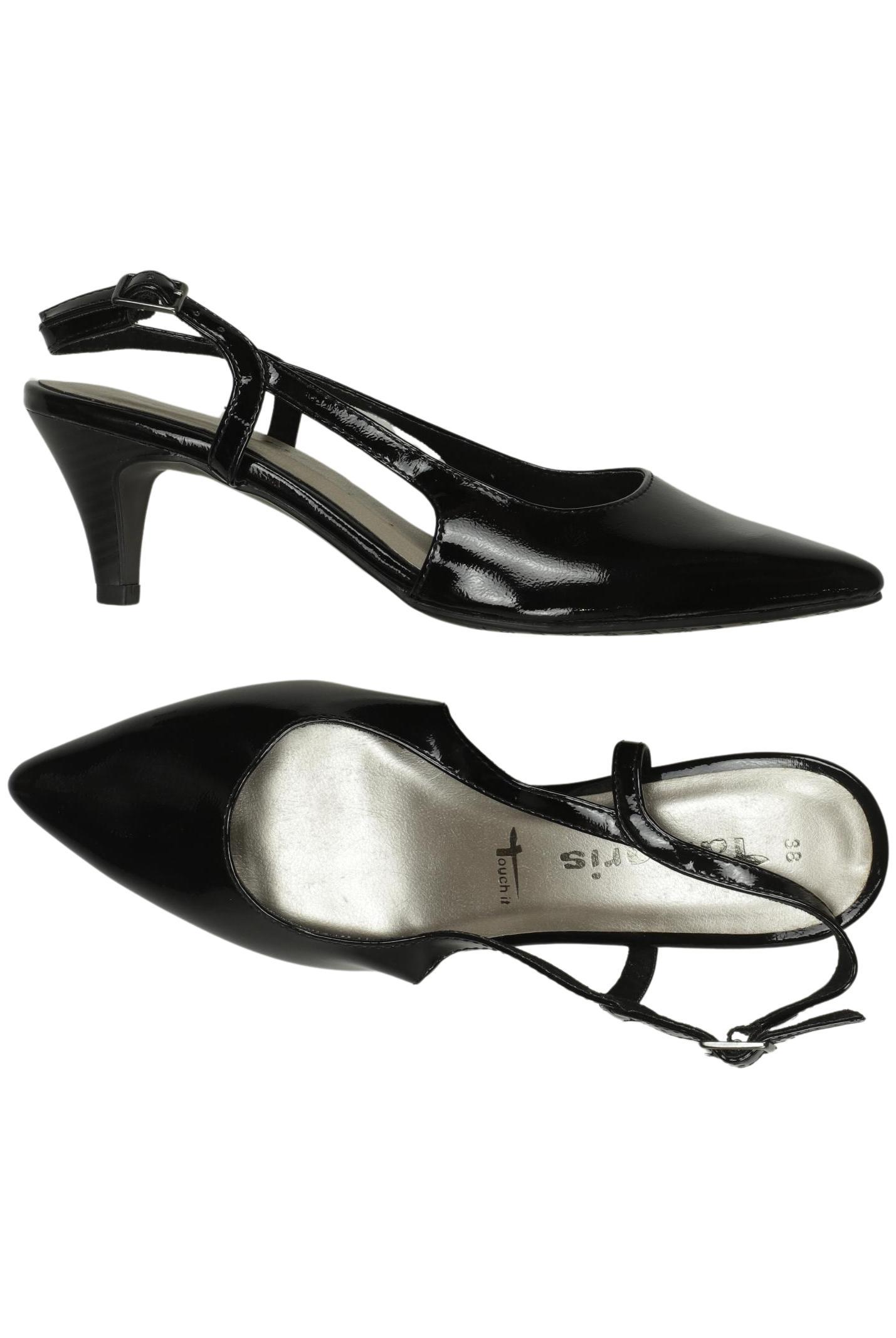 

Tamaris Damen Sandale, schwarz, Gr. 38