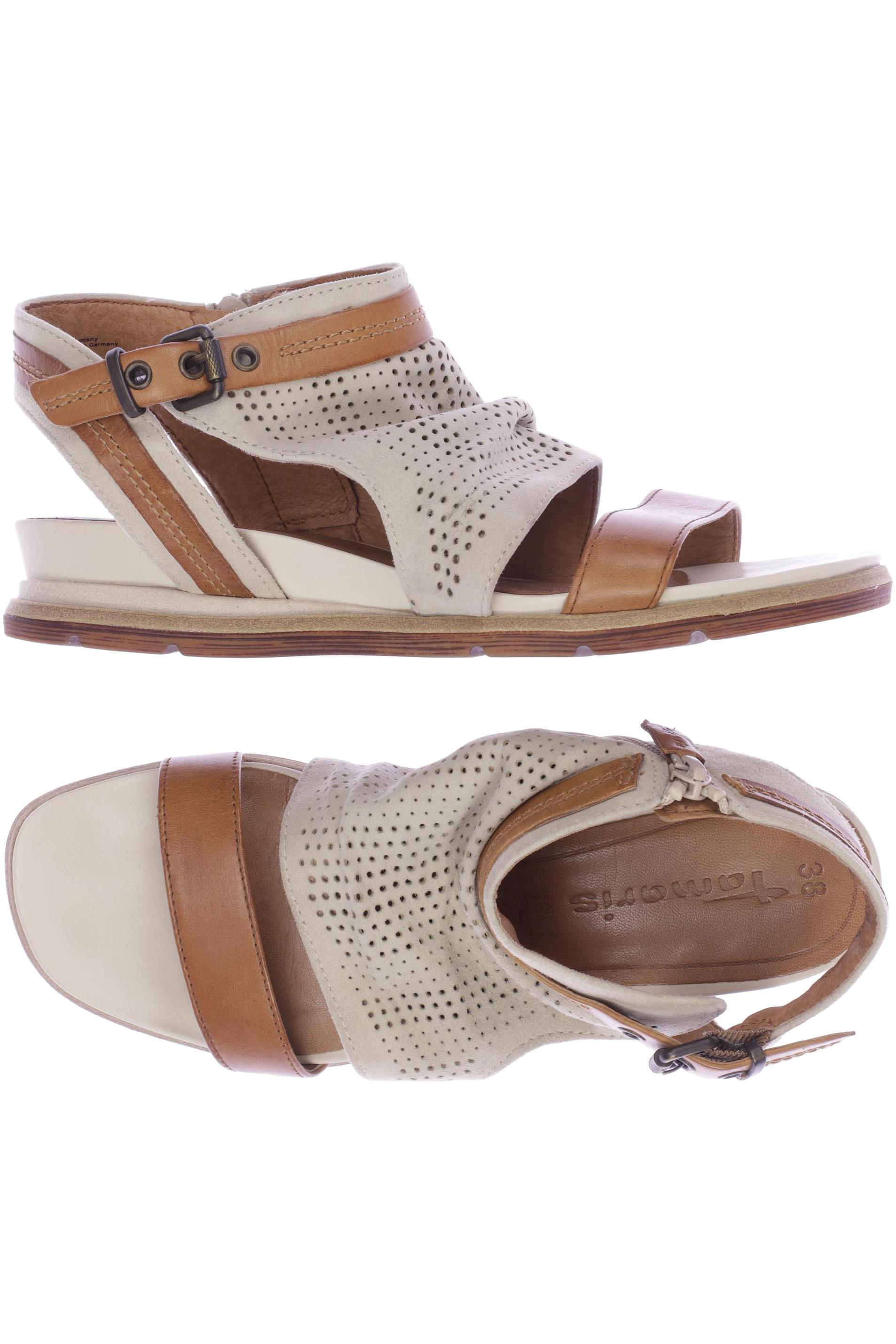 

Tamaris Damen Sandale, beige, Gr. 38