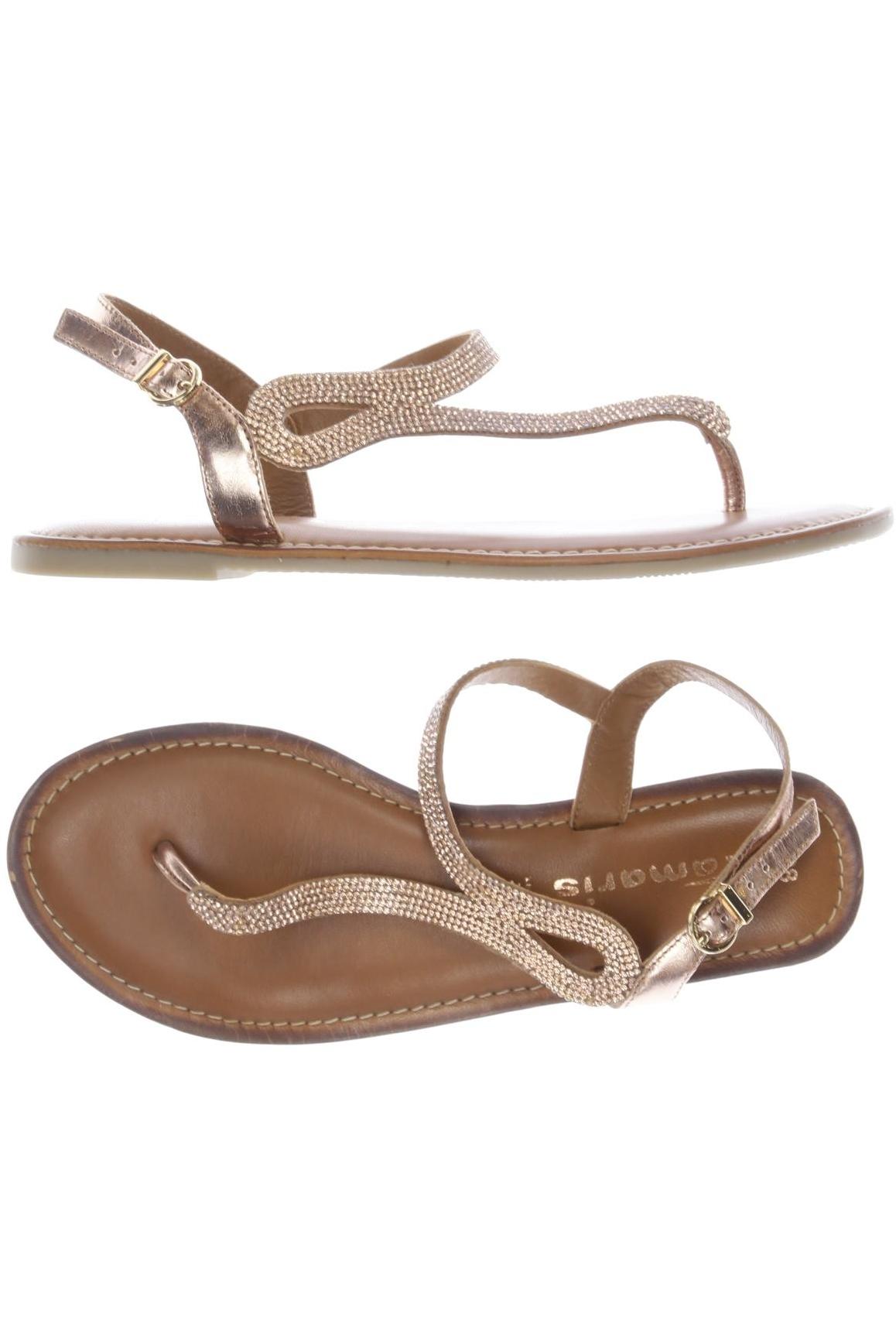 

Tamaris Damen Sandale, gold, Gr. 38