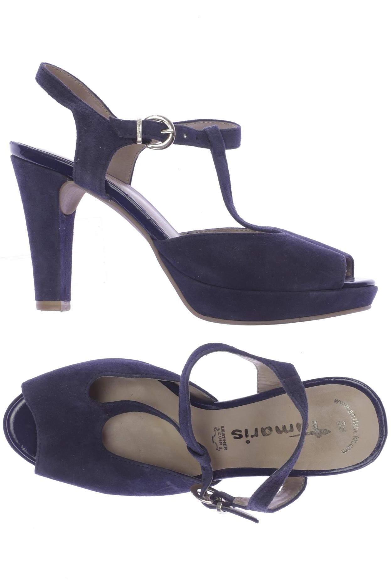 

Tamaris Damen Sandale, marineblau, Gr. 36