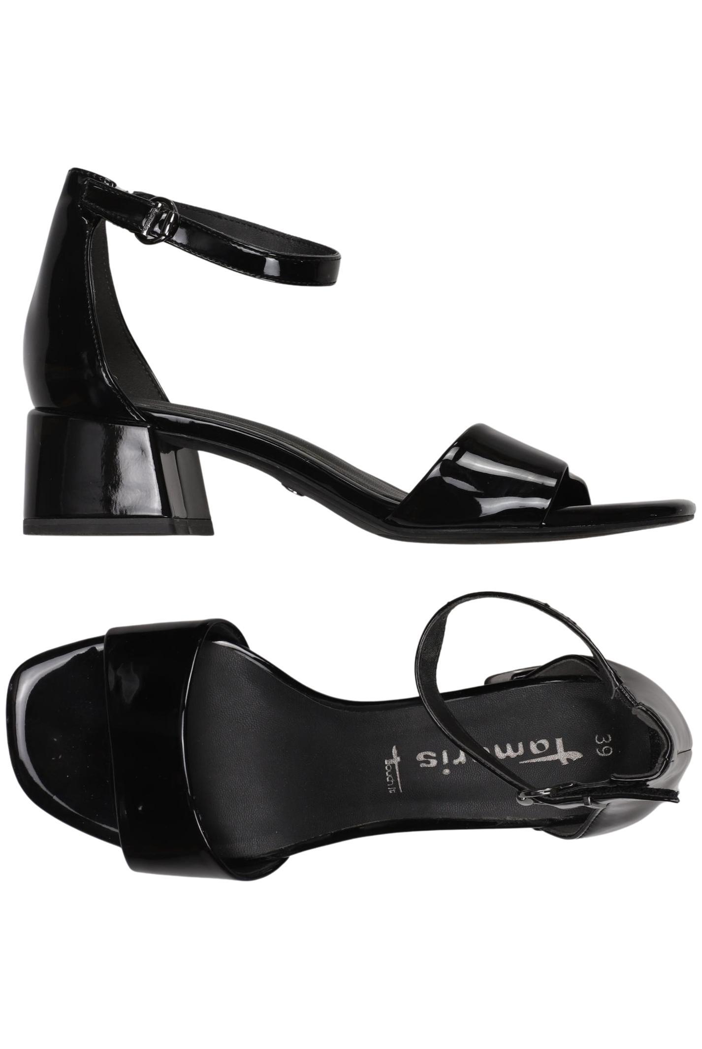 

Tamaris Damen Sandale, schwarz, Gr. 39