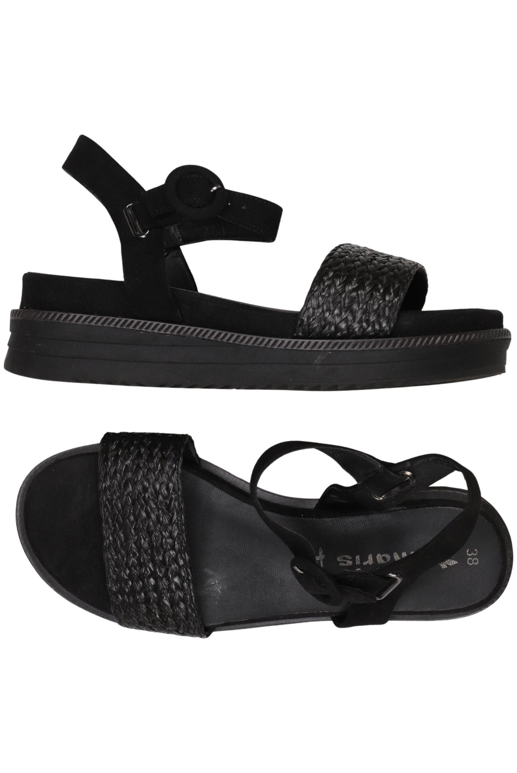 

Tamaris Damen Sandale, schwarz, Gr. 38