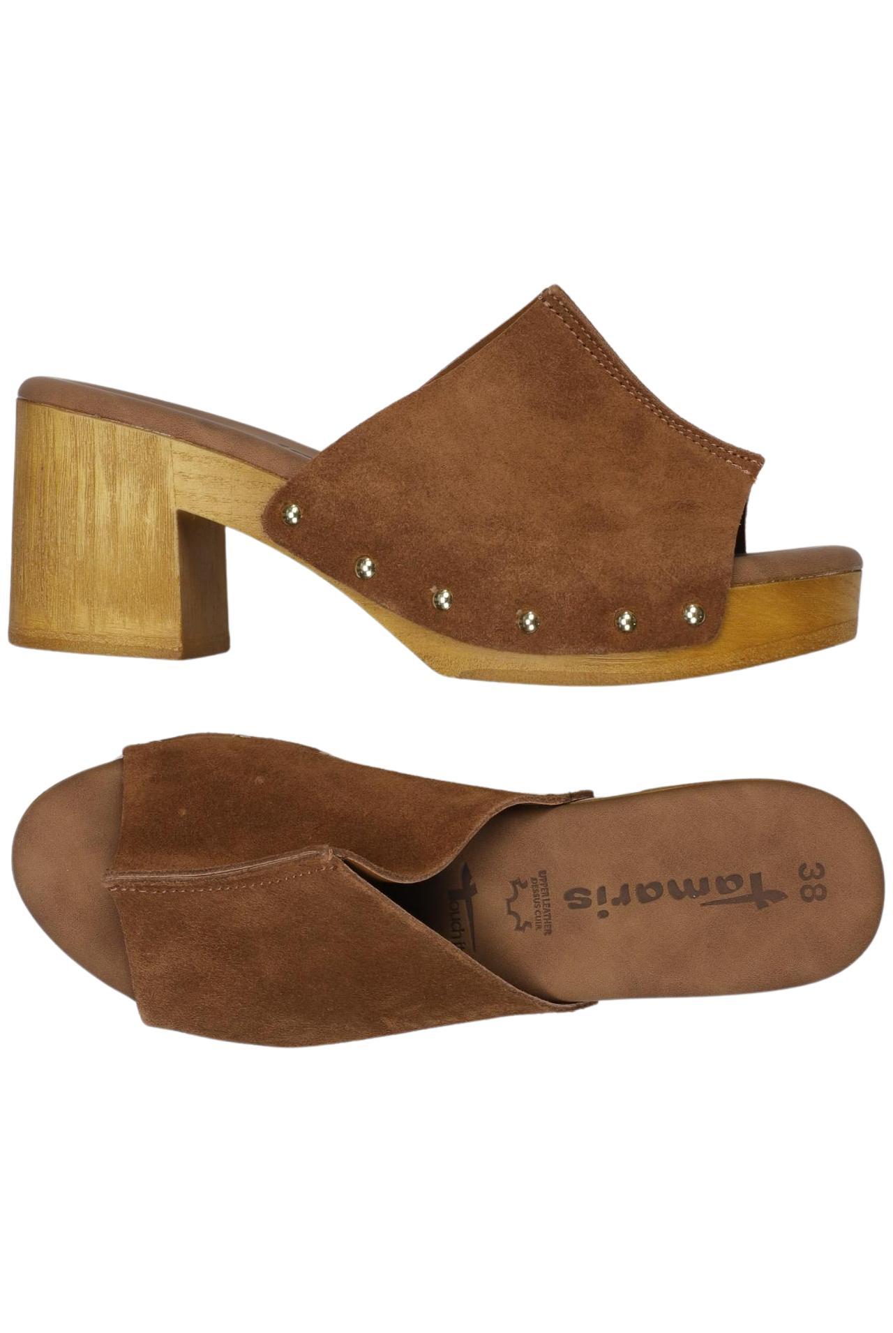 

Tamaris Damen Sandale, braun, Gr. 38