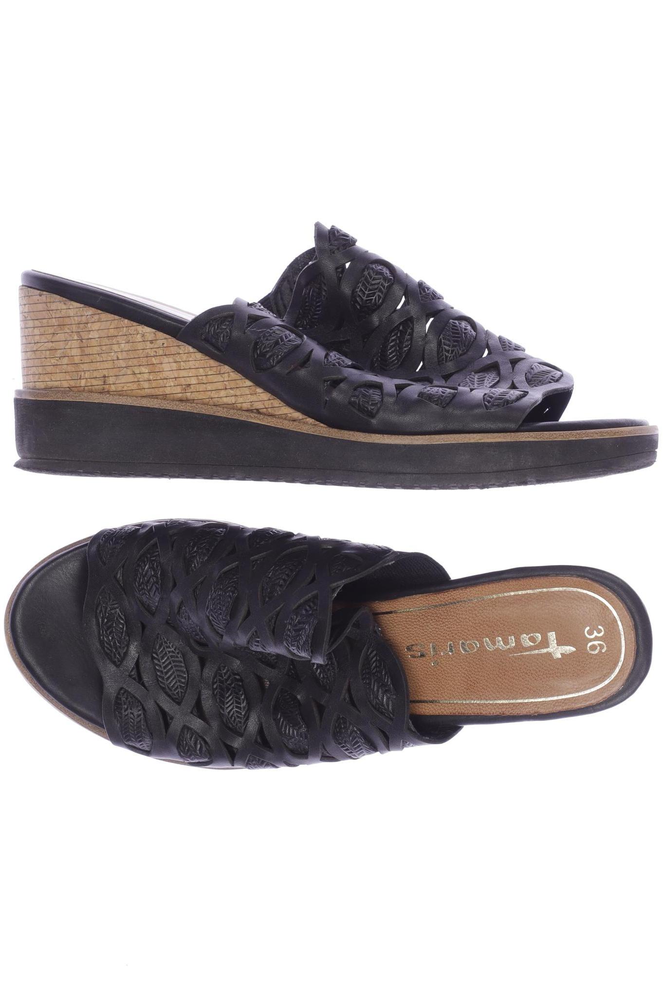 

Tamaris Damen Sandale, schwarz, Gr. 36