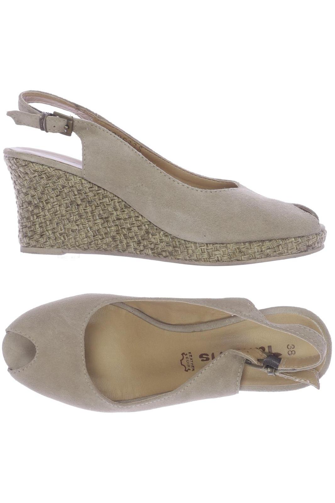 

Tamaris Damen Sandale, beige, Gr. 38