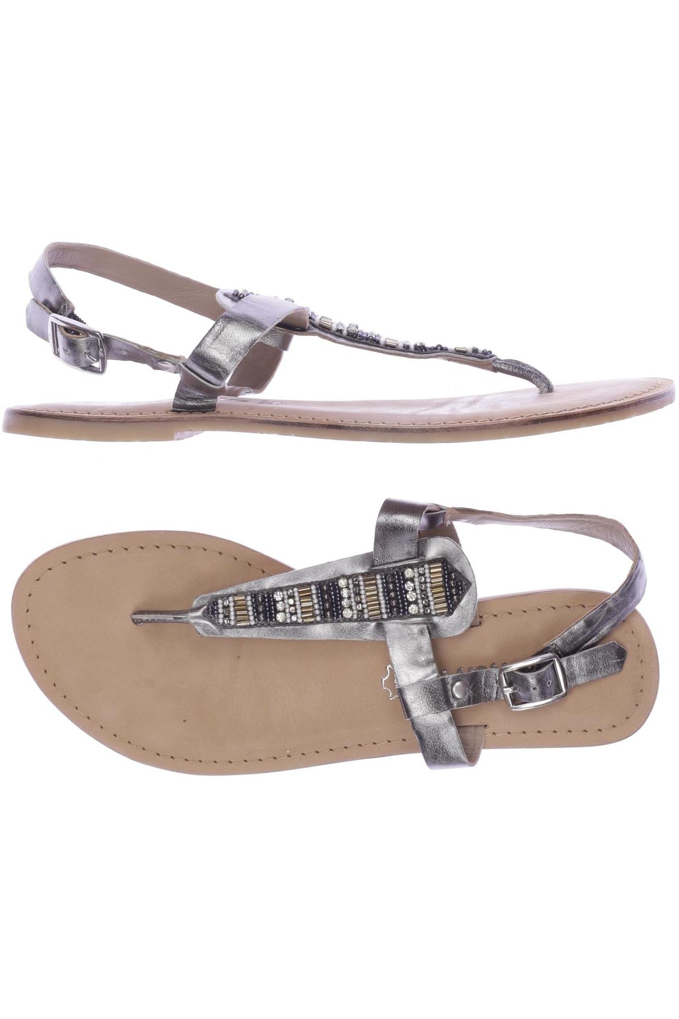 

Tamaris Damen Sandale, silber, Gr. 39