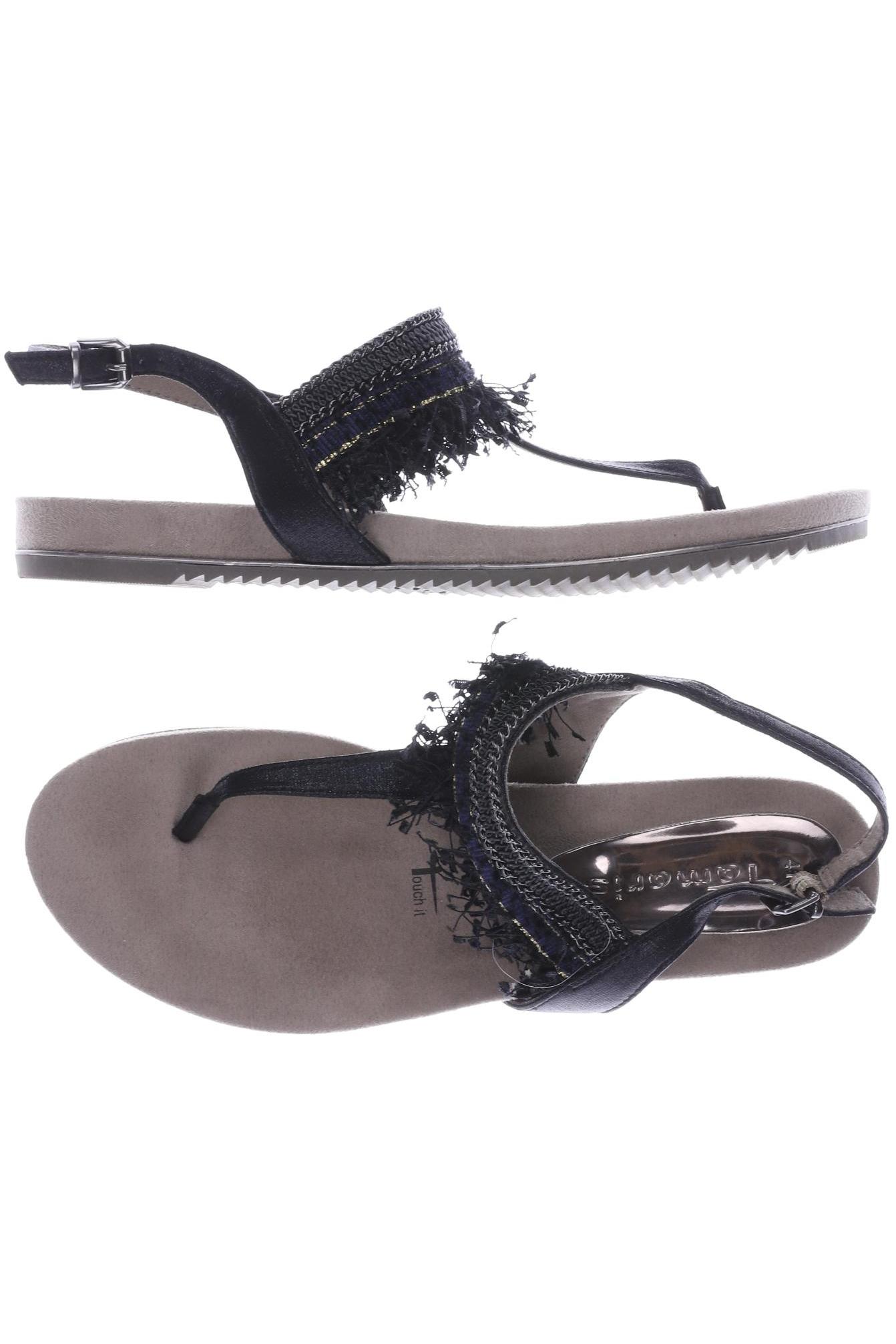

Tamaris Damen Sandale, schwarz