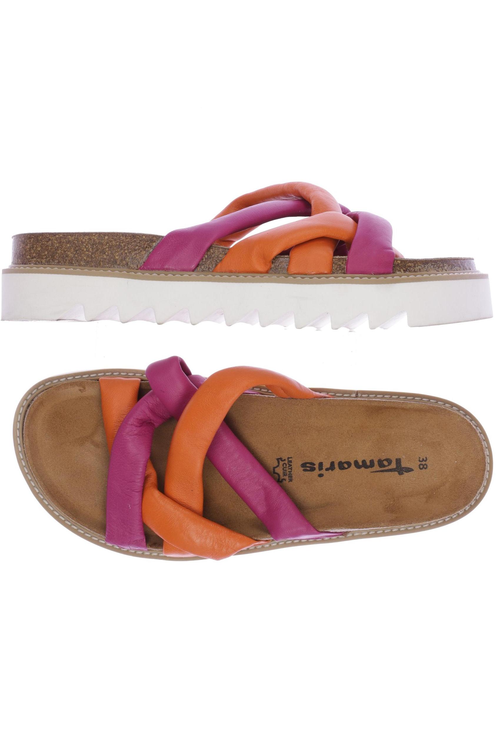 

Tamaris Damen Sandale, orange, Gr. 38