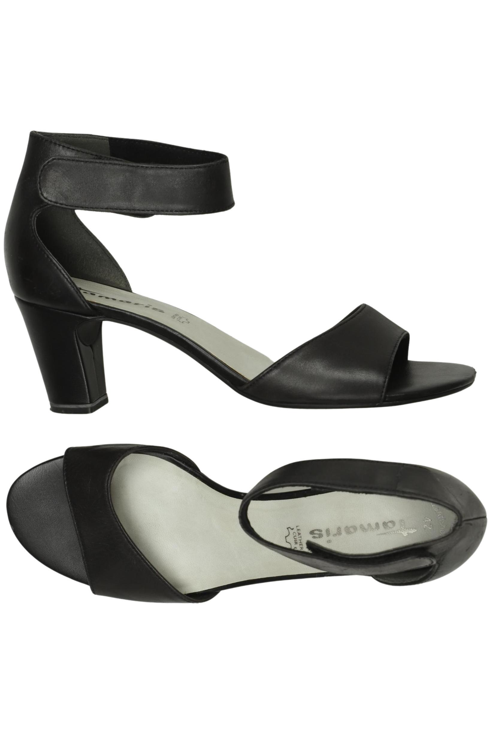 

Tamaris Damen Sandale, schwarz, Gr. 42
