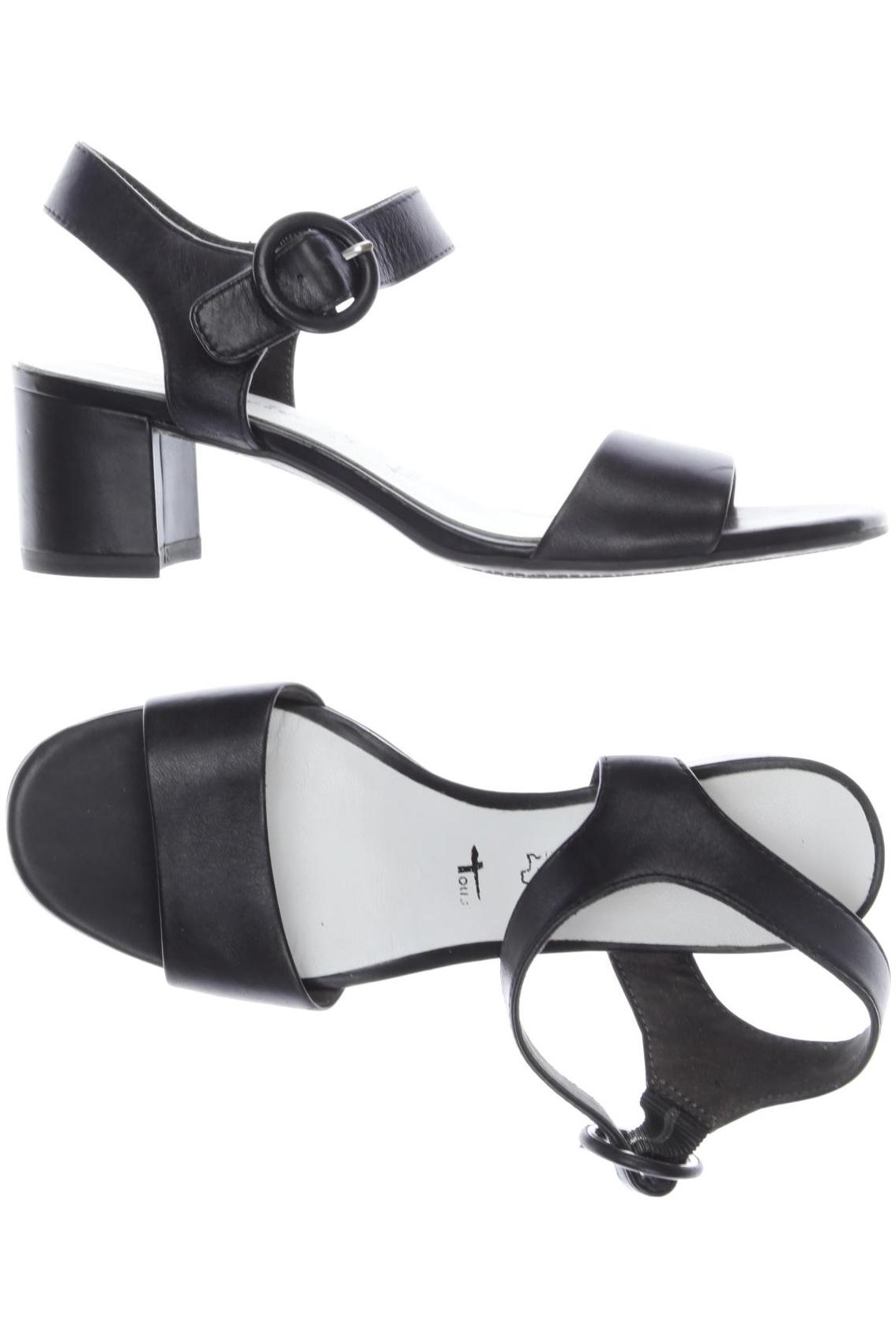 

Tamaris Damen Sandale, schwarz, Gr. 39