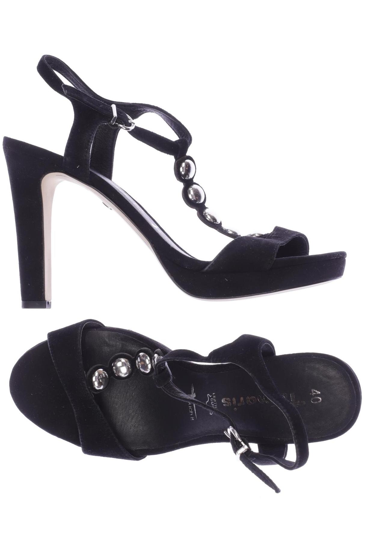

Tamaris Damen Sandale, schwarz, Gr. 40