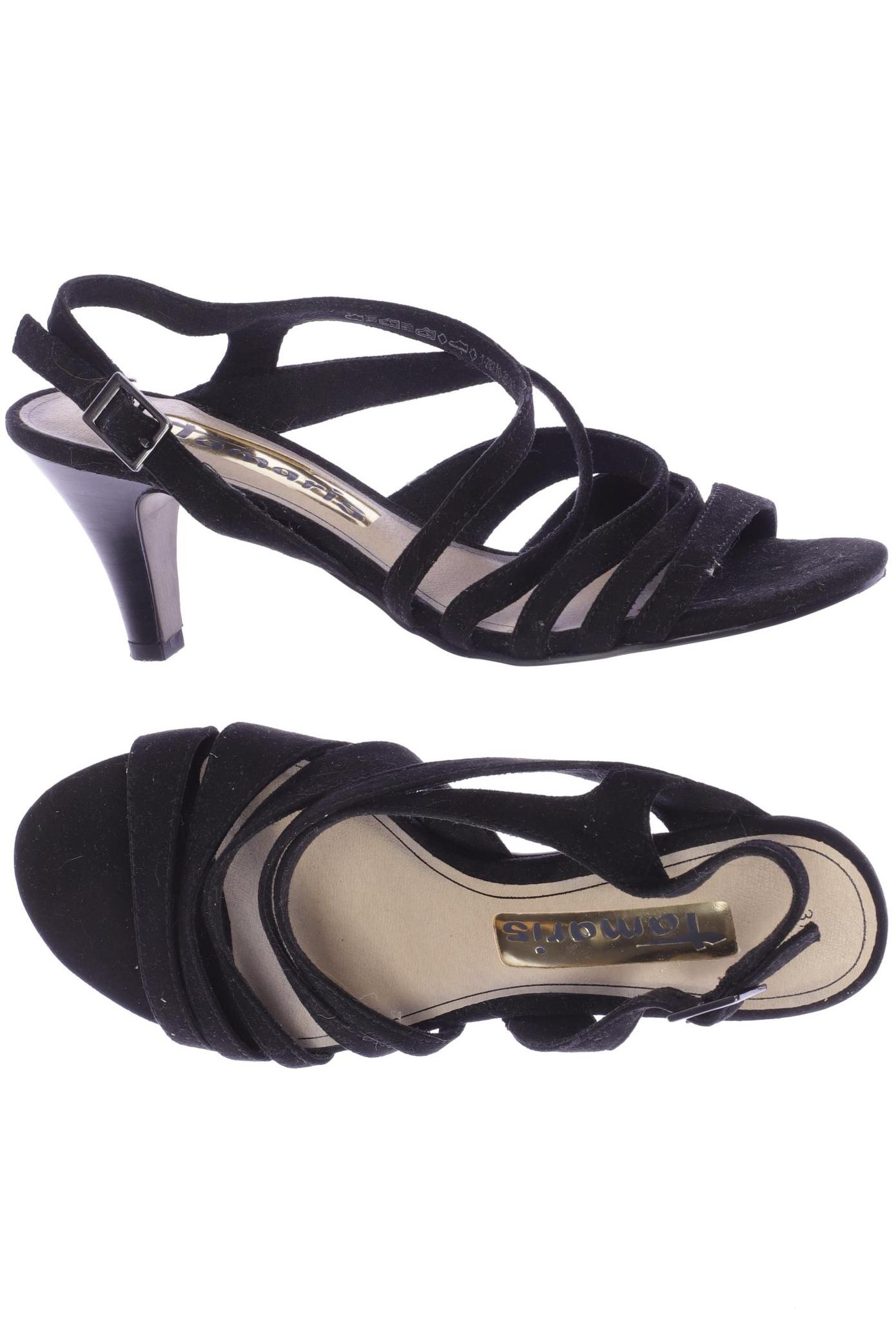 

Tamaris Damen Sandale, schwarz, Gr. 37