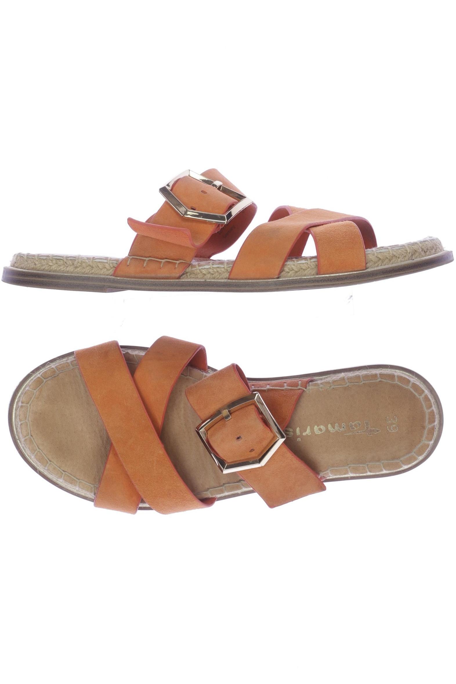 

Tamaris Damen Sandale, orange, Gr. 39