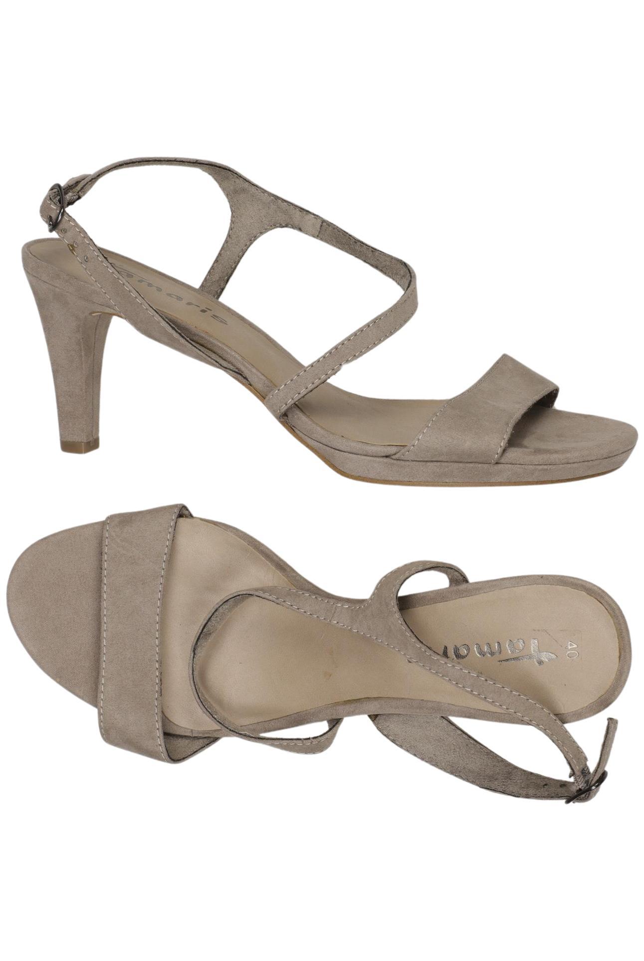 

Tamaris Damen Sandale, beige, Gr. 40