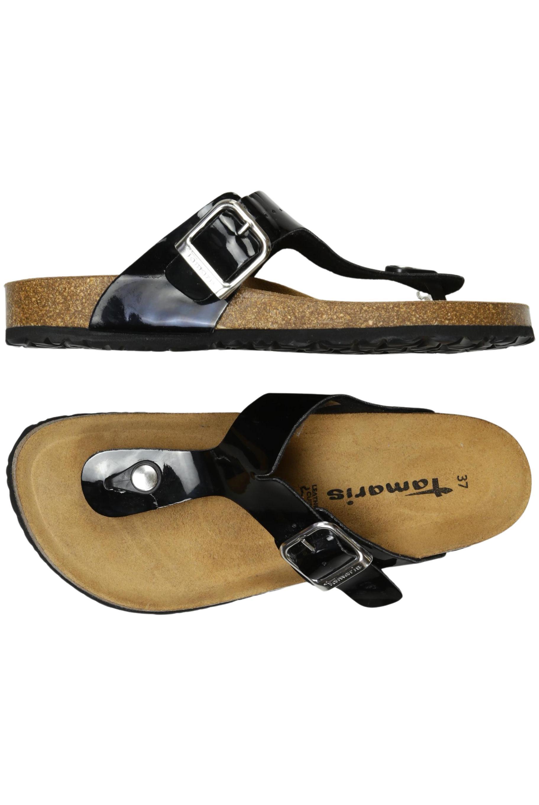 

Tamaris Damen Sandale, schwarz, Gr. 37
