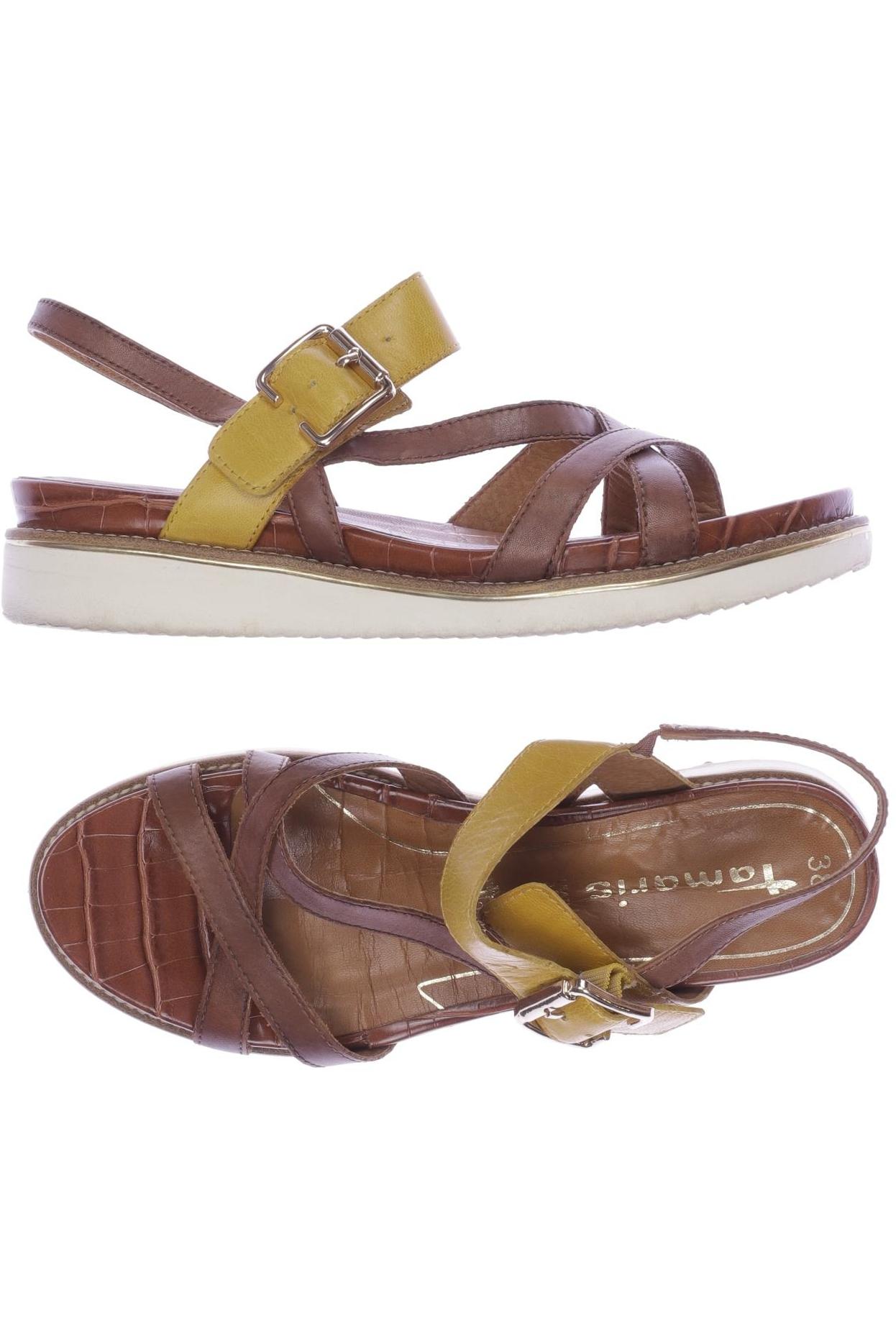 

Tamaris Damen Sandale, braun, Gr. 38