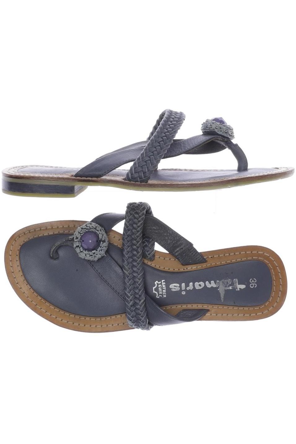 

Tamaris Damen Sandale, blau, Gr. 36