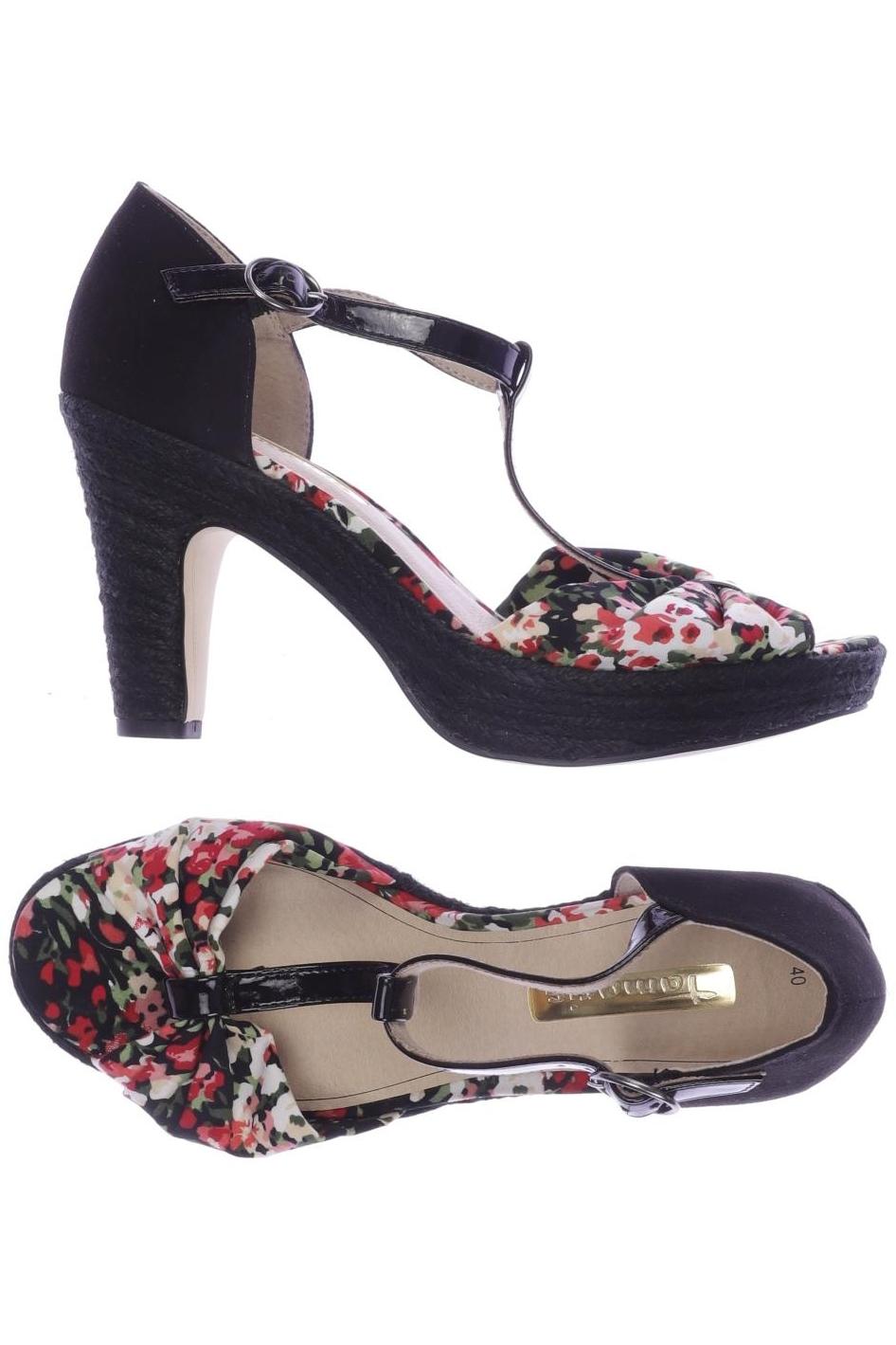 

Tamaris Damen Sandale, schwarz, Gr. 40