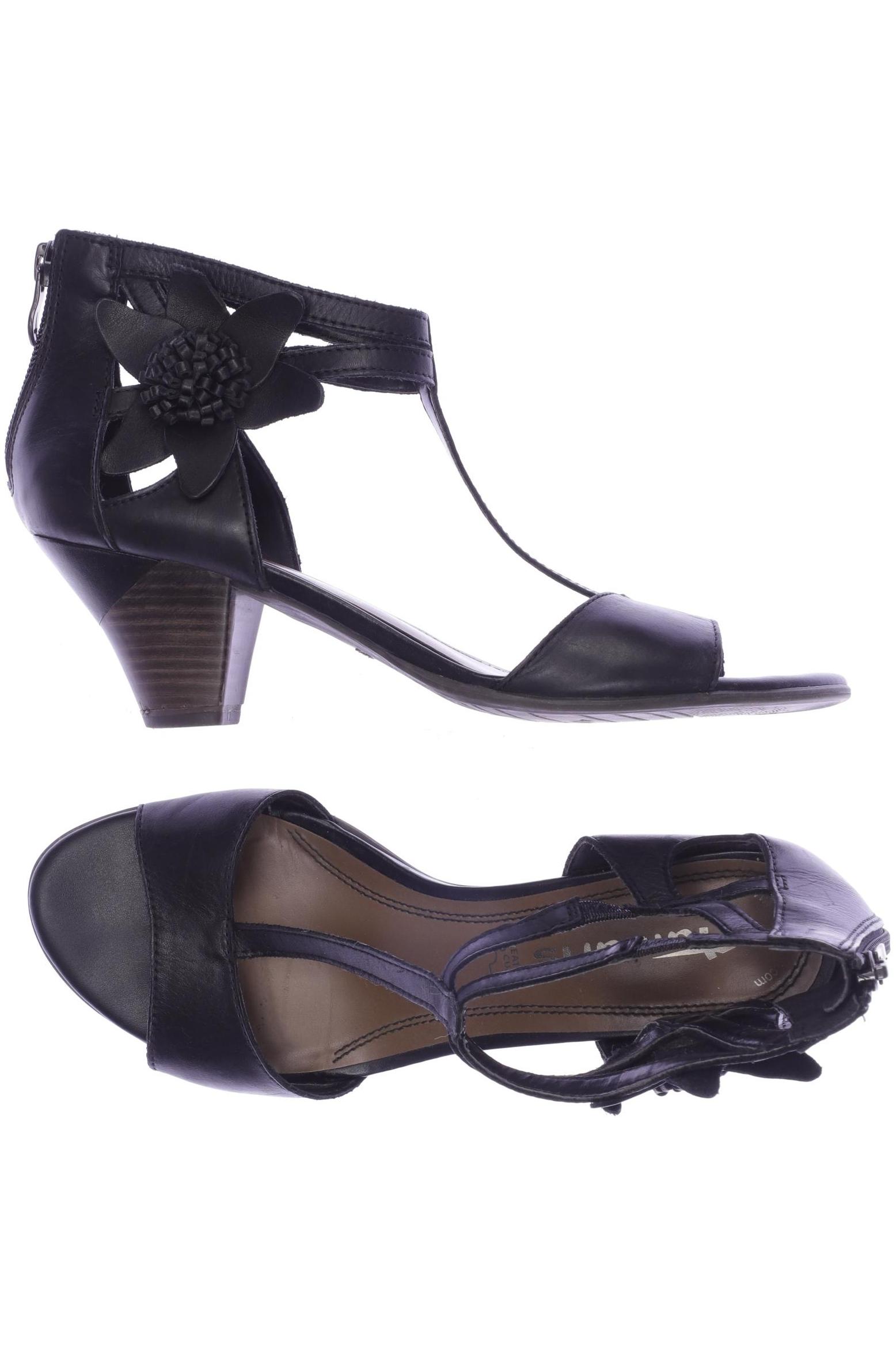 

Tamaris Damen Sandale, schwarz, Gr. 39
