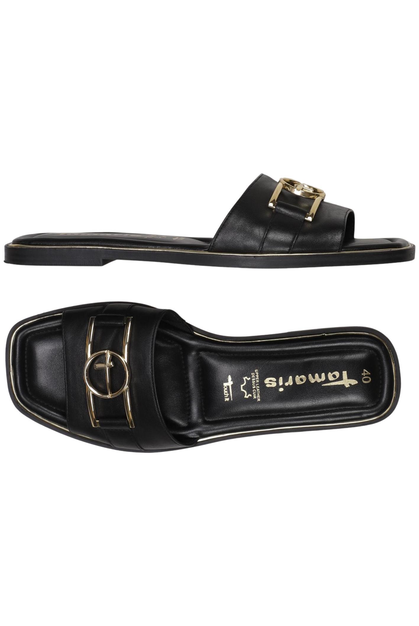 

Tamaris Damen Sandale, schwarz, Gr. 40