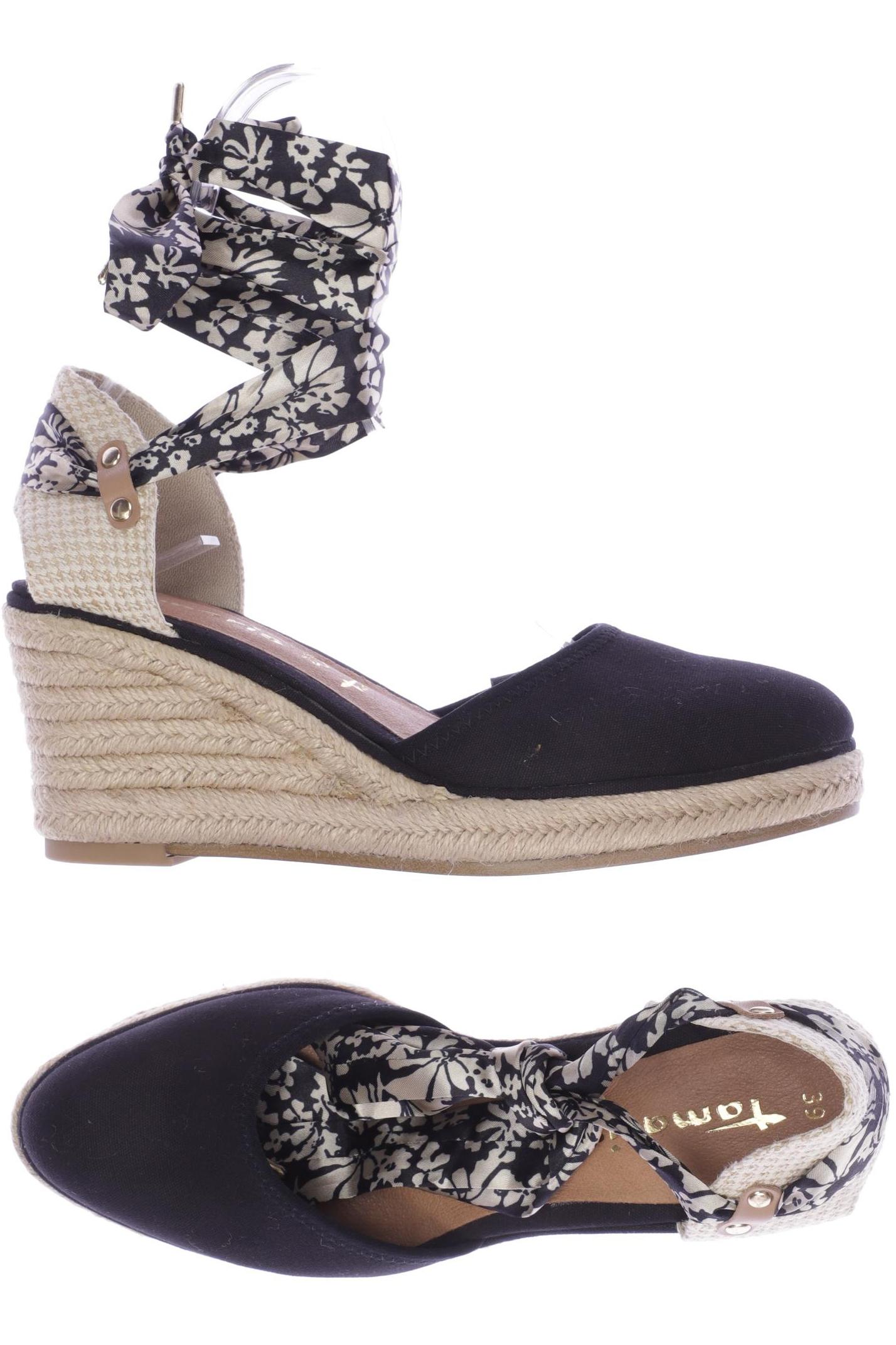 

Tamaris Damen Sandale, schwarz