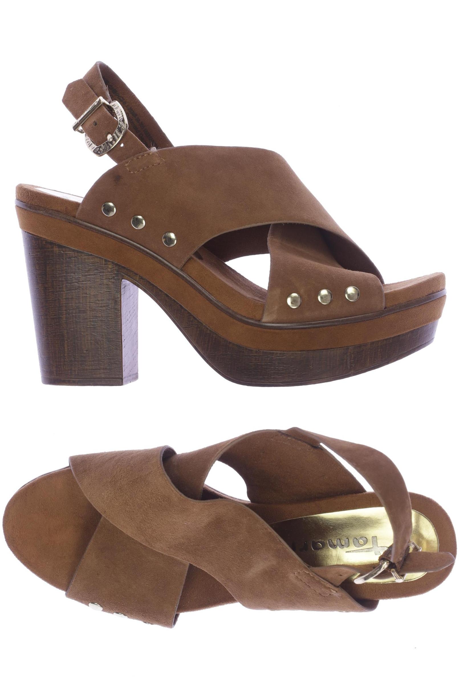 

Tamaris Damen Sandale, braun, Gr. 38