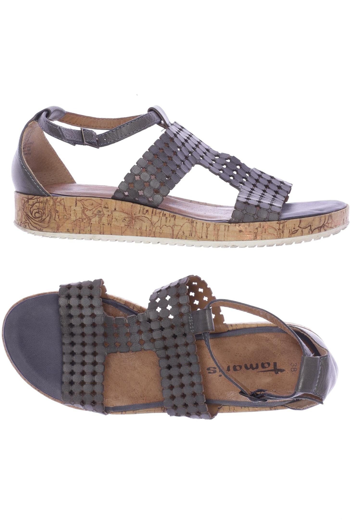 

Tamaris Damen Sandale, grau, Gr. 38