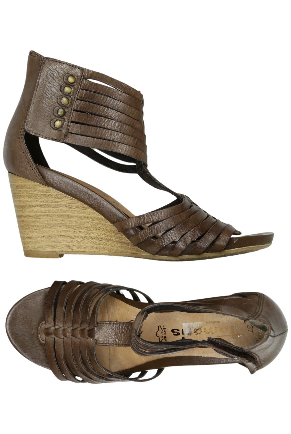 

Tamaris Damen Sandale, braun, Gr. 37