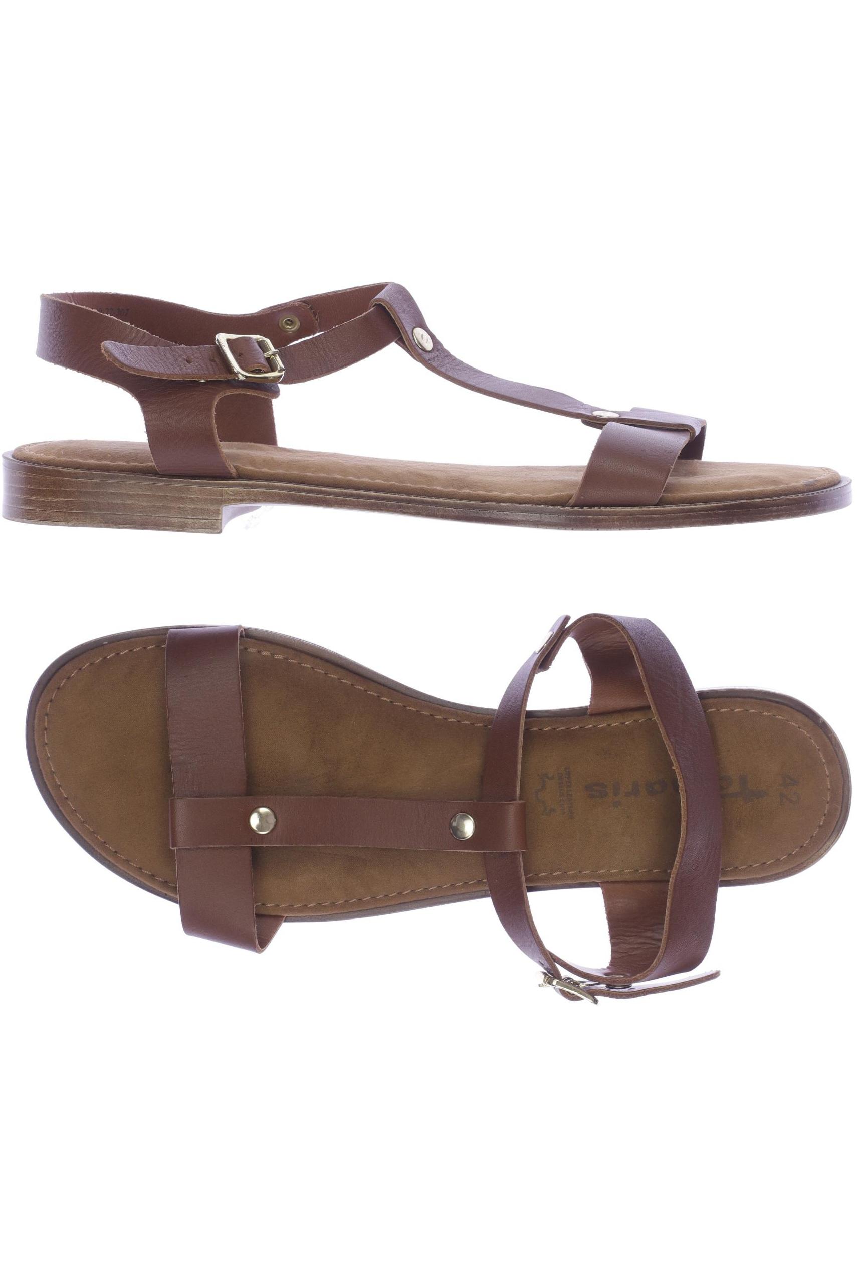 

Tamaris Damen Sandale, braun, Gr. 42