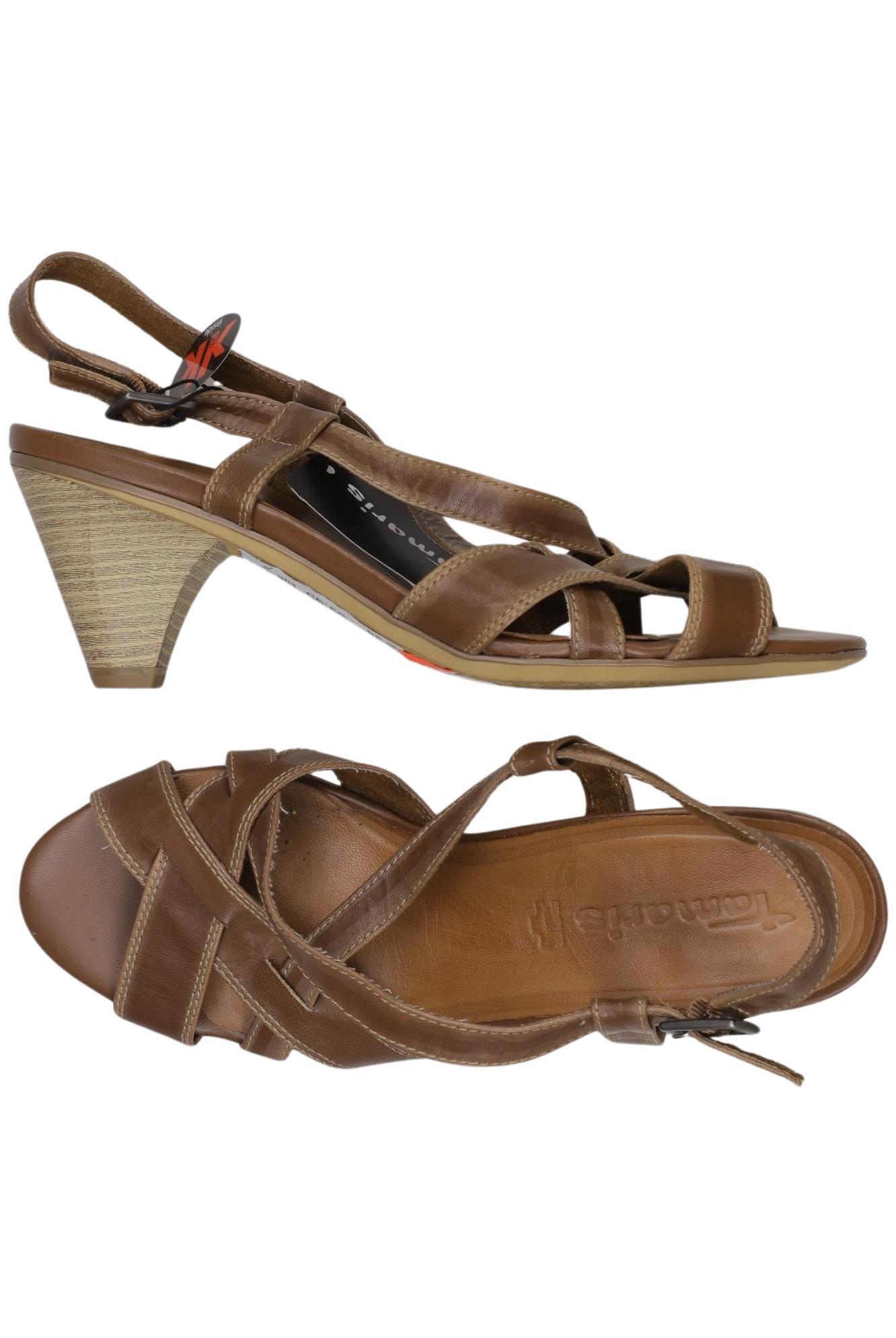 

Tamaris Damen Sandale, braun, Gr. 38