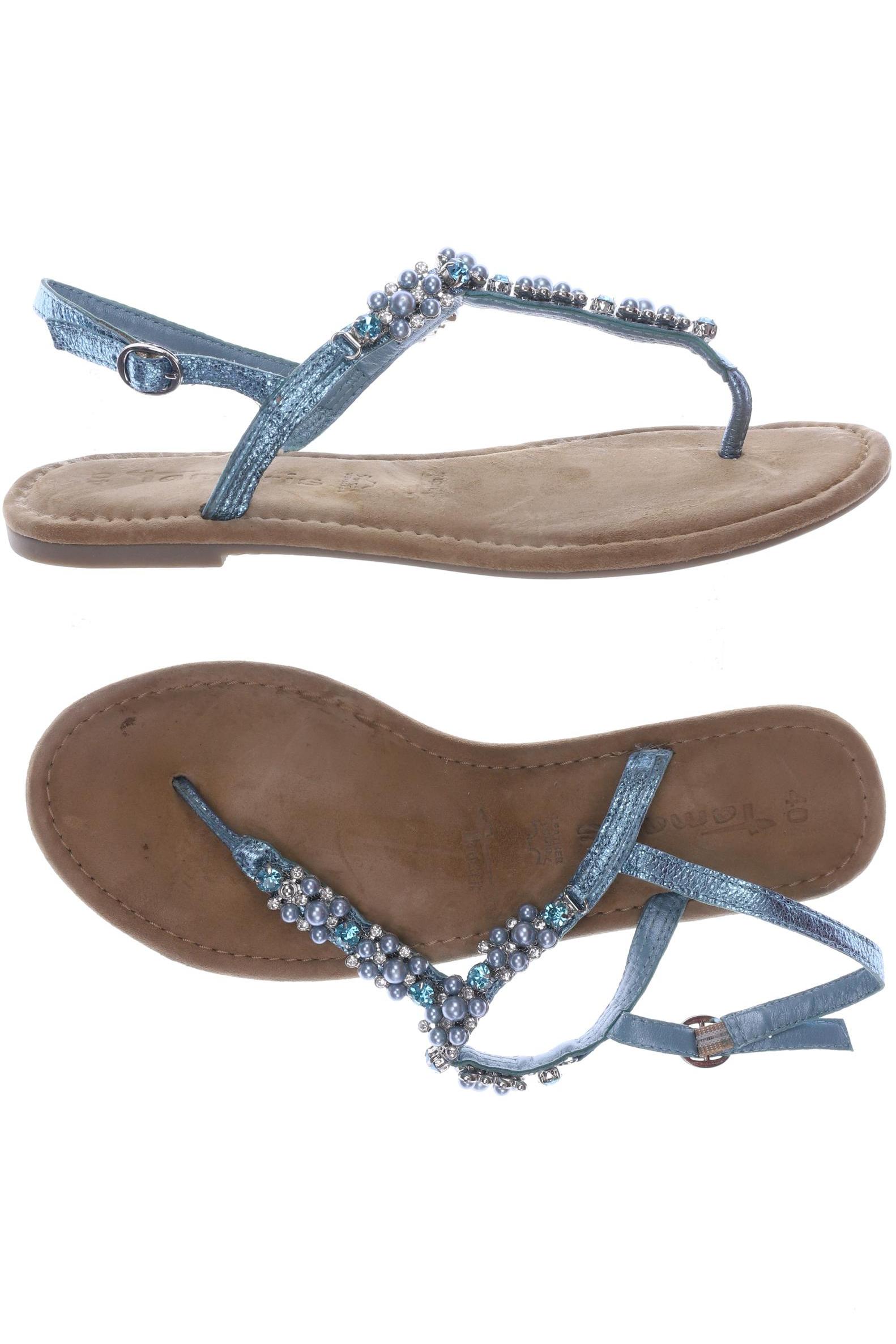 

Tamaris Damen Sandale, blau, Gr. 40