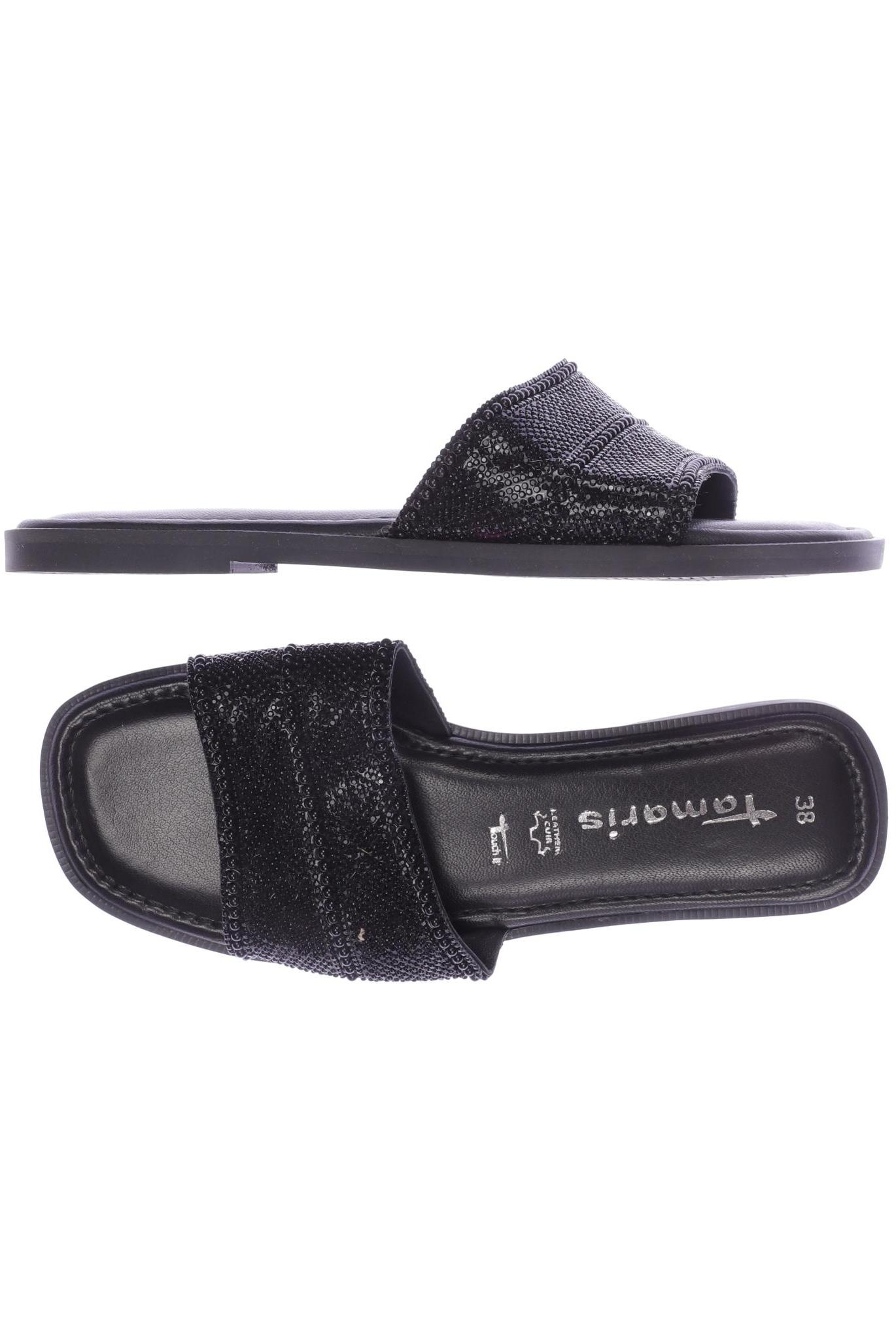 

Tamaris Damen Sandale, schwarz