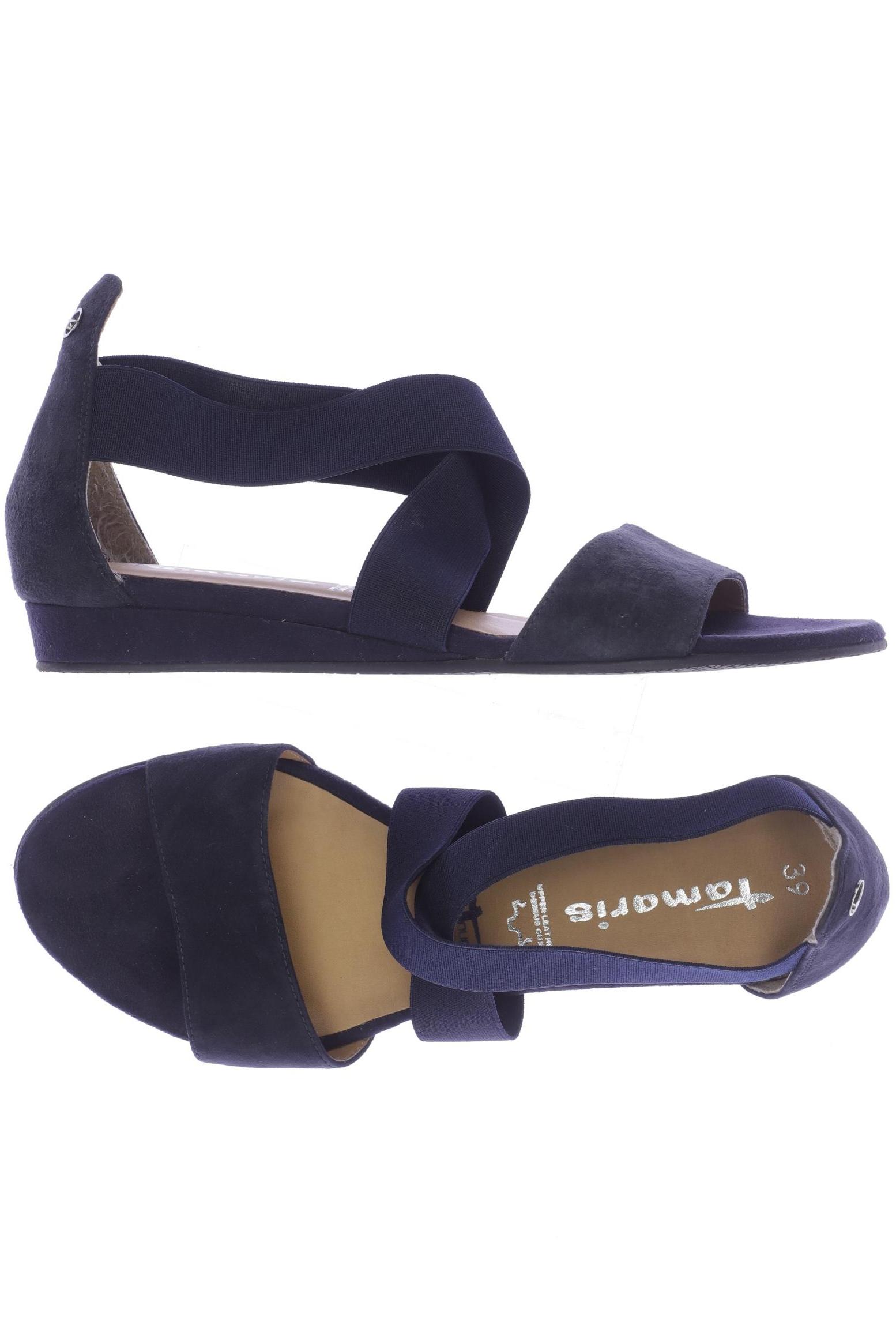 

Tamaris Damen Sandale, marineblau, Gr. 39