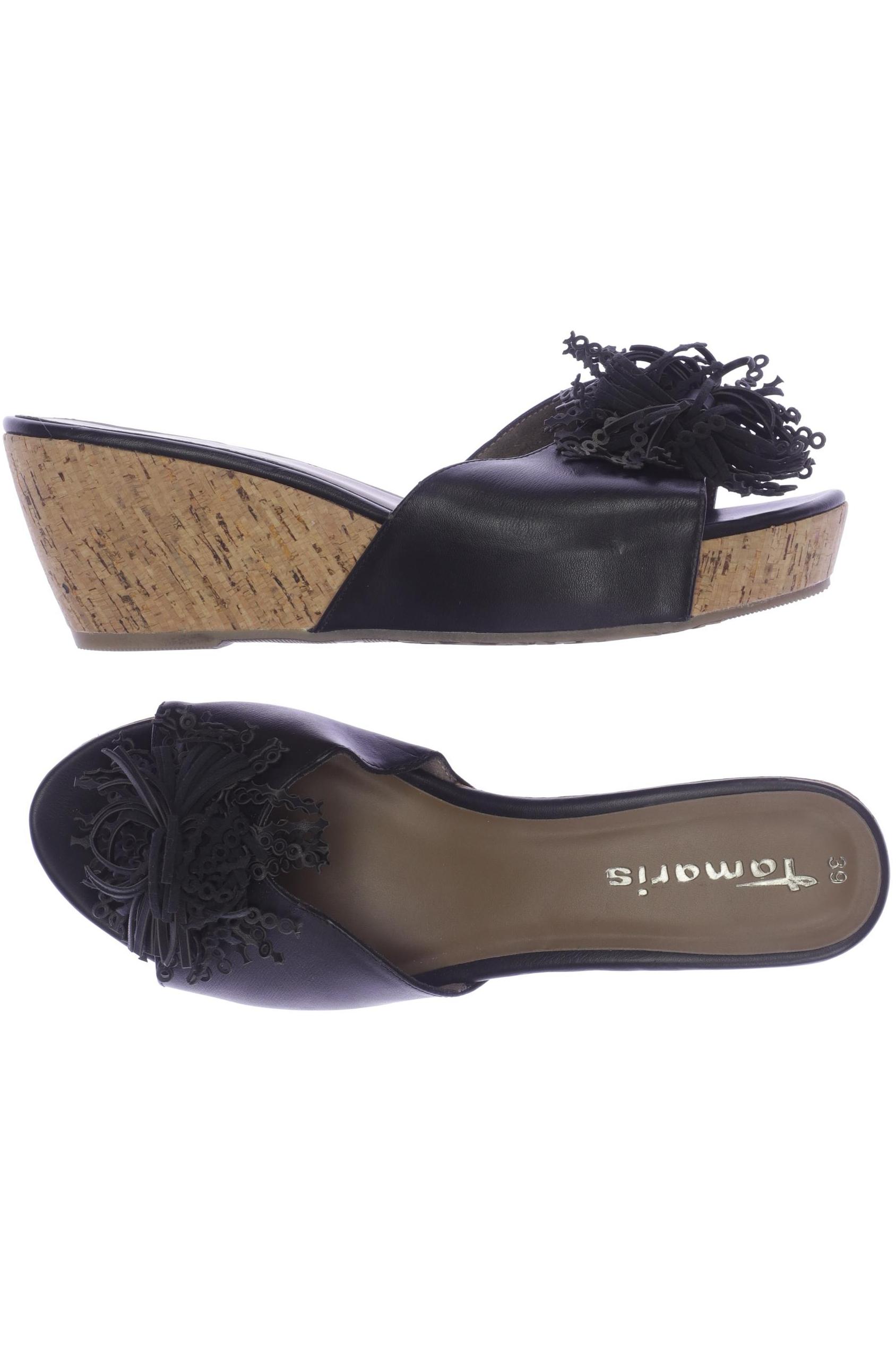 

Tamaris Damen Sandale, schwarz, Gr. 39